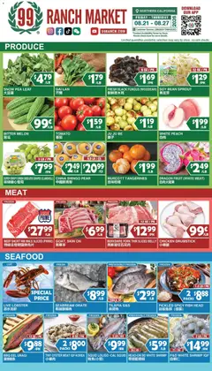 Preview of 99 Ranch Market weekly ads valid from 08/21/2026