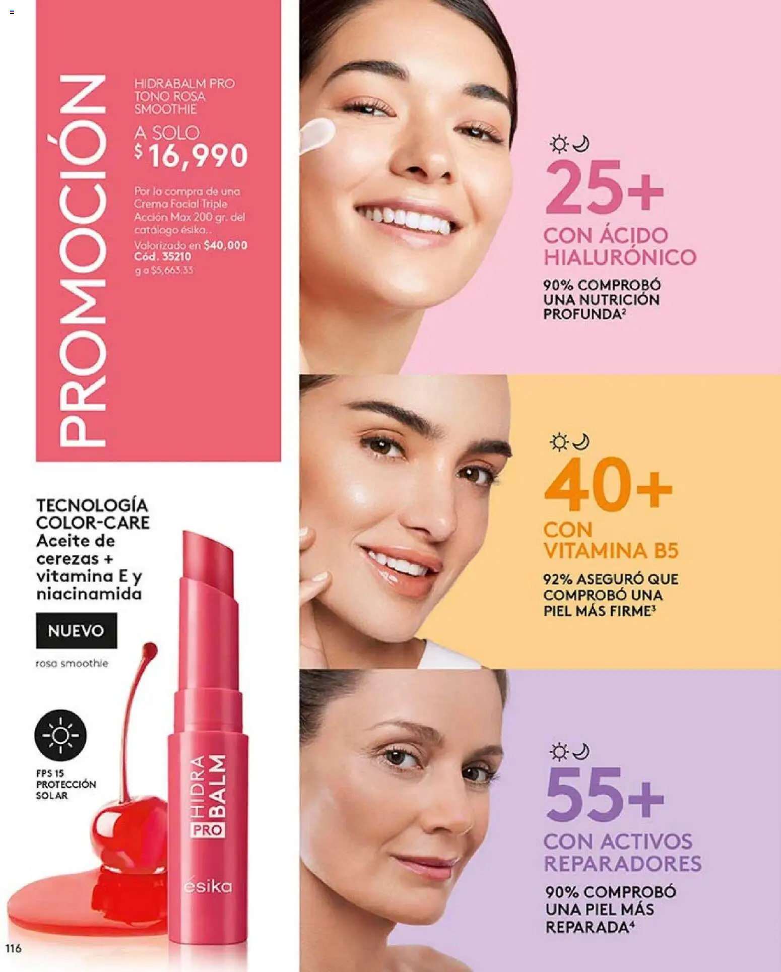 Ésika revista - valida desde el 04.05.2026 | Página: 118 | Productos: Crema, Cerezas, Aceite