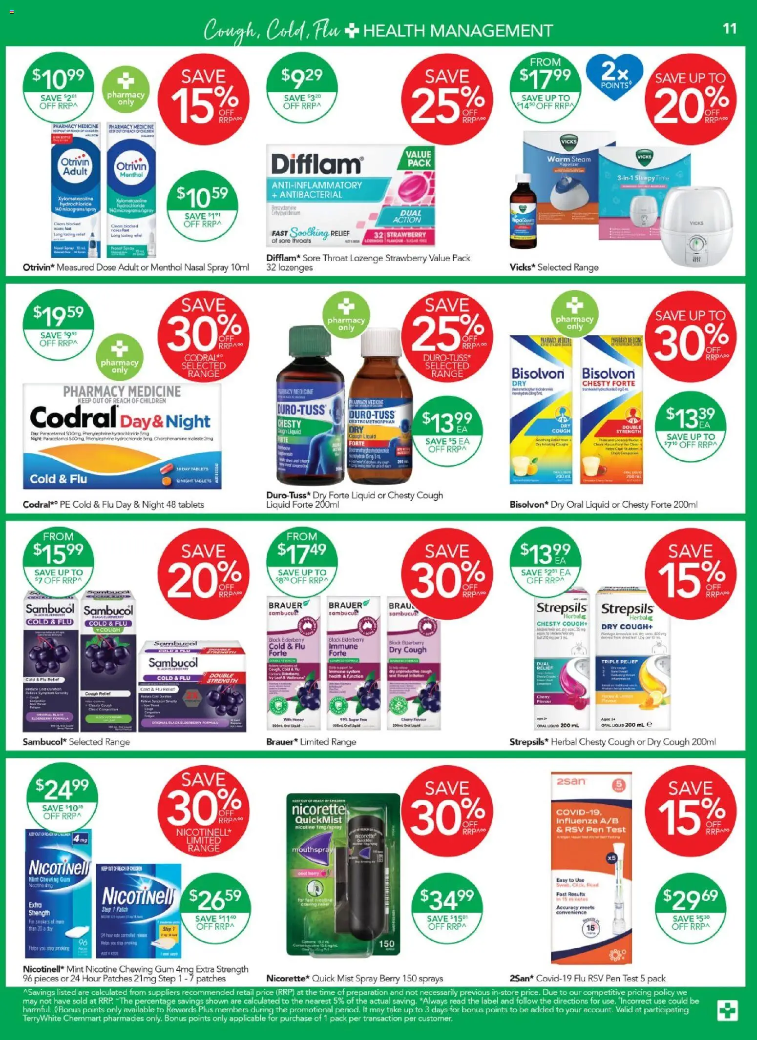 Terry White catalogue - valid from 20/08/2026 | Page: 11 | Products: Honey, Herbal, Nasal spray, Tablets