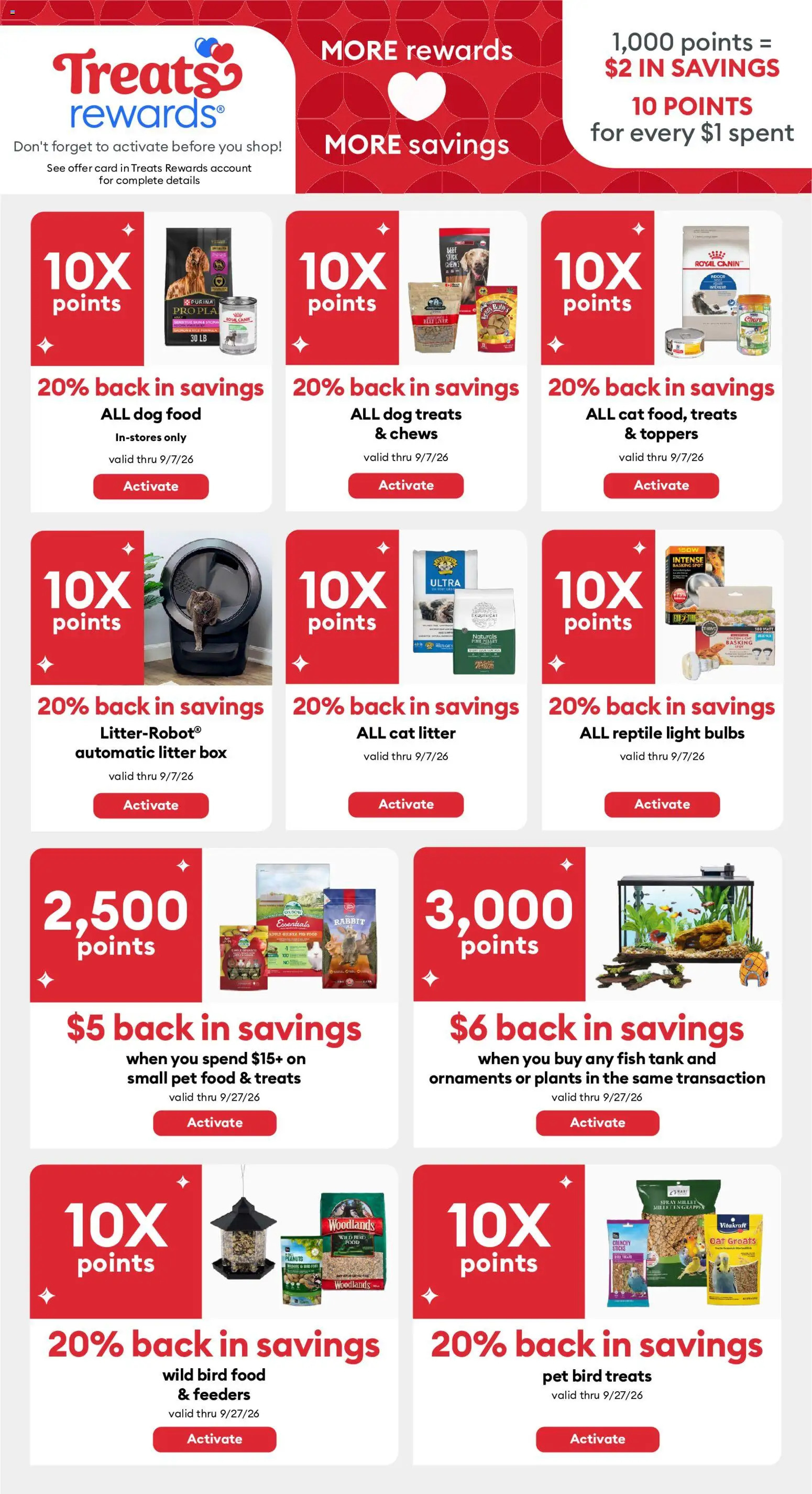 Petsmart flyer valid from Aug 31, 2026 | Page: 12 | Products: Rice, Beef, Cat litter, Rabbit