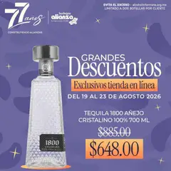 Vista previa de Bodegas Alianza catálogo Grandes descuentos, nuevo folleto de la tienda, válido en México a partir del 19/08/2026