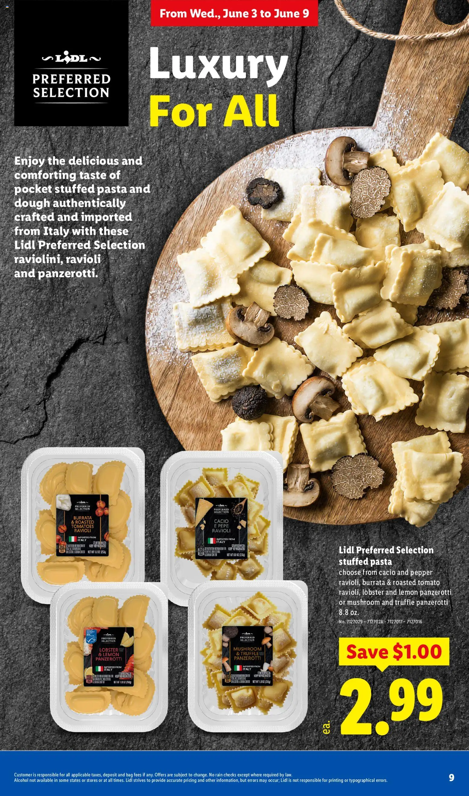 Lidl Weekly Ad - valid from 03.06.2026 | Page: 9 | Products: Tomatoes, Pepper, Lemon, Bag