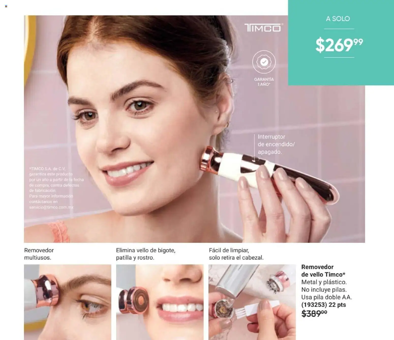 Nuevas ofertas de AVON válidas en toda la República Mexicana desde el 11/09/2026. ¡Encuentra las mejores ofertas en AVON Casa & Estilo 14 2026! | Página: 123 | Productos: Pila