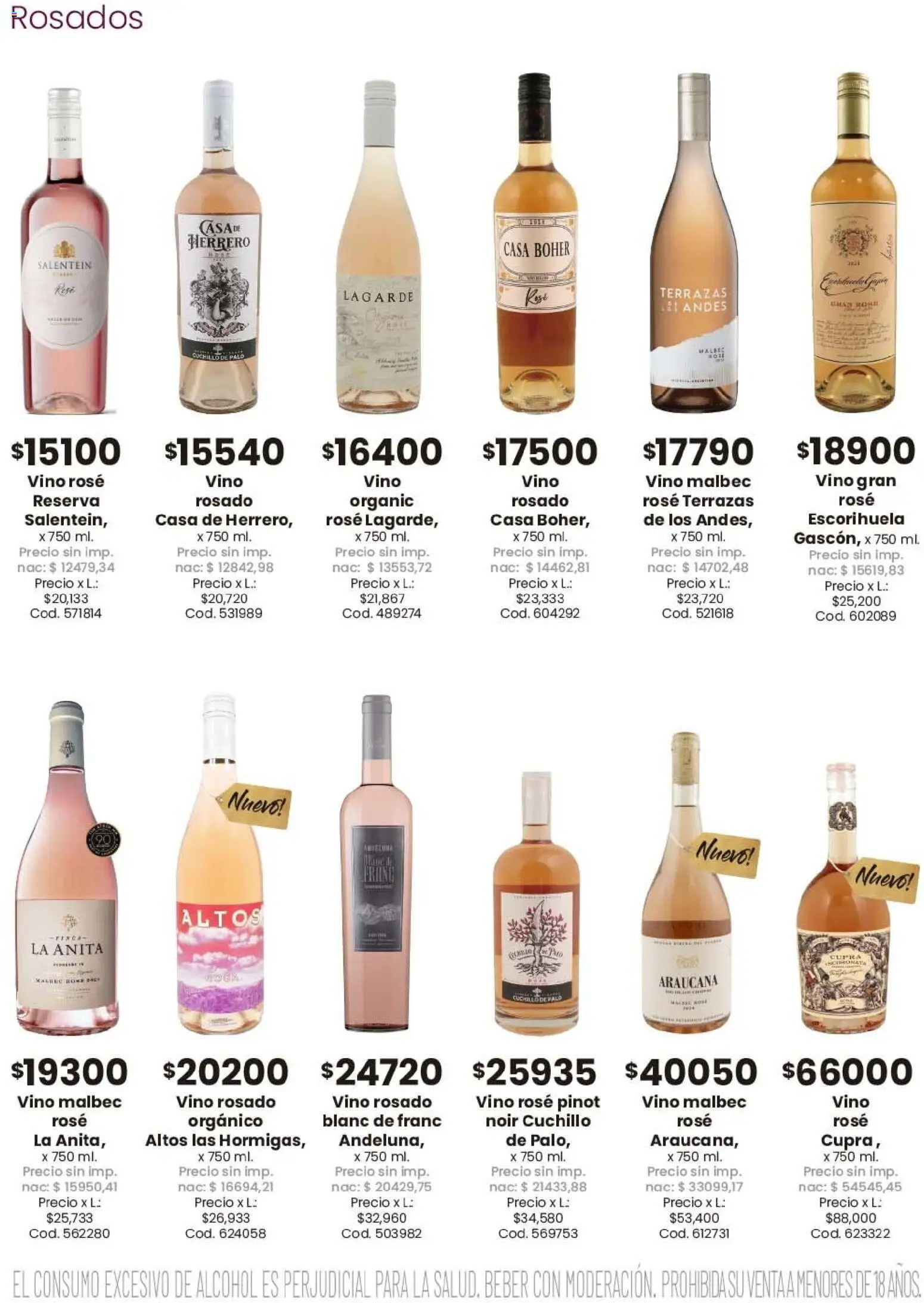 Coto - EL CONSUMO EXCESIVO DE ALCOHOL │ válido desde el 08.06.2026 | Página: 32 | Productos: Cuchillo, Vino