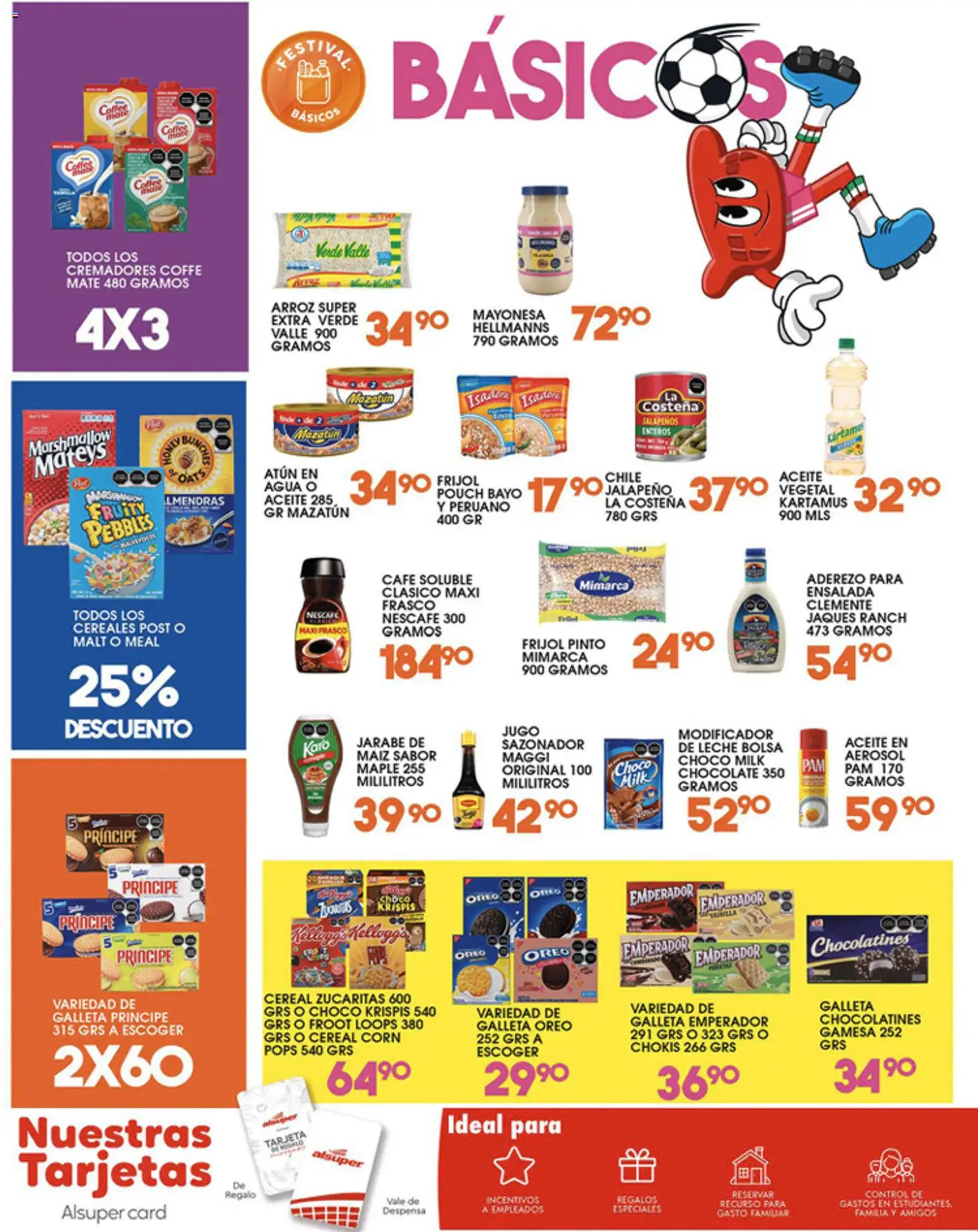 Nuevas ofertas de Alsuper válidas en toda la República Mexicana desde el 05.06.2026. ¡Encuentra las mejores ofertas en Alsuper folleto Laguna! | Página: 6 | Productos: Maíz, Aderezo, Mayonesa, Despensa