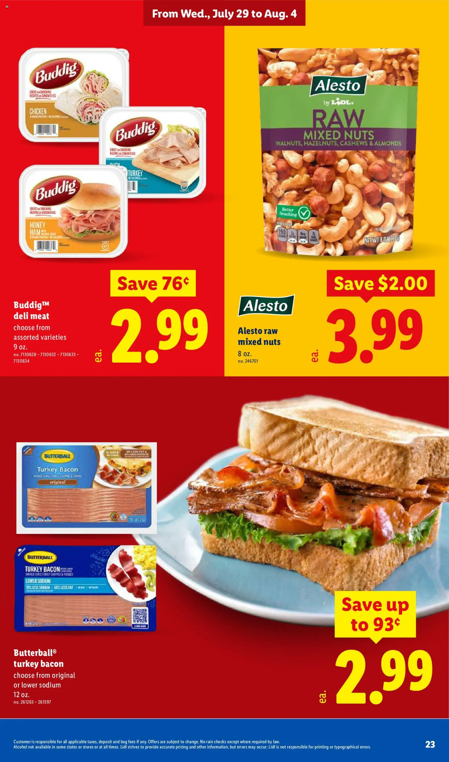 Lidl Weekly Ad - valid from 07/29/2026 | Page: 23 | Products: Nuts, Bag