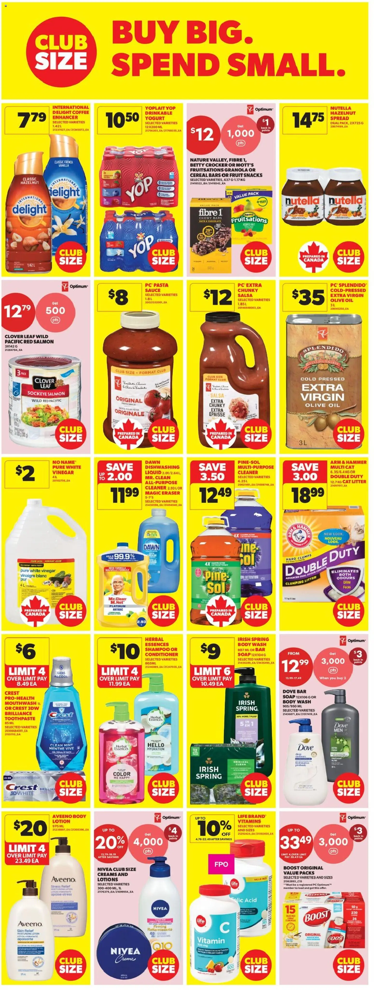 Real Canadian Superstore flyer valid from Sep 24, 2026 | Page: 23 | Products: Fruit, Conditioner, Mouthwash, Olive oil