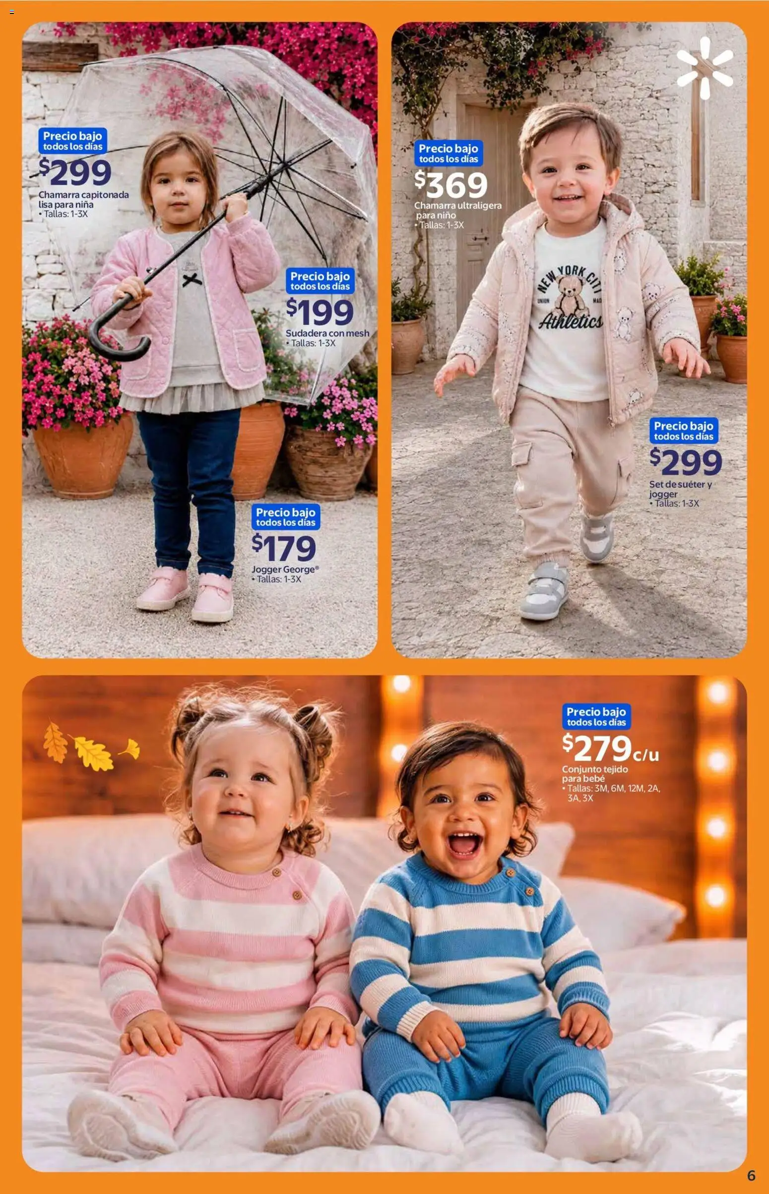 Nuevas ofertas de Walmart válidas en toda la República Mexicana desde el 18/09/2026. ¡Encuentra las mejores ofertas en Walmart folleto Colección otoño 2026! | Página: 6 | Productos: Suéter, Chamarra, Sudadera, Conjunto