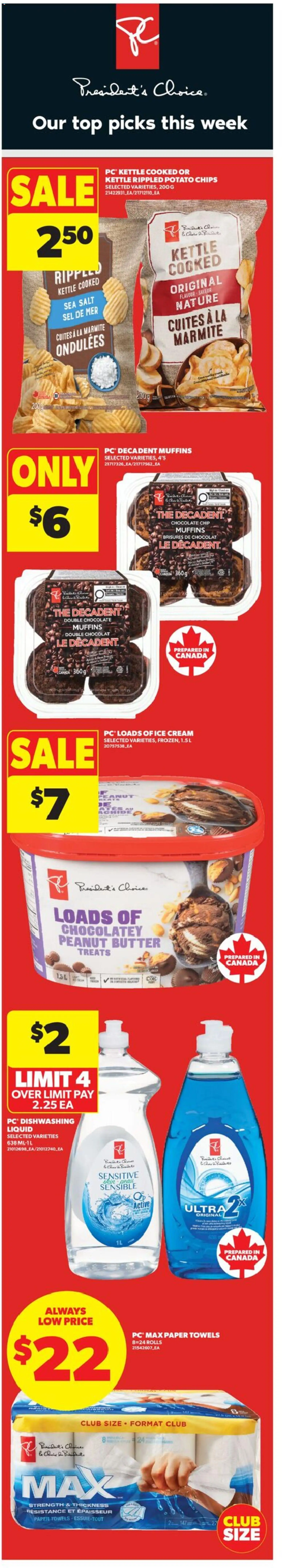 Real Canadian Superstore flyer valid from 11.06.2026 | Page: 2 | Products: Ice cream, Kettle, Butter, Chocolate