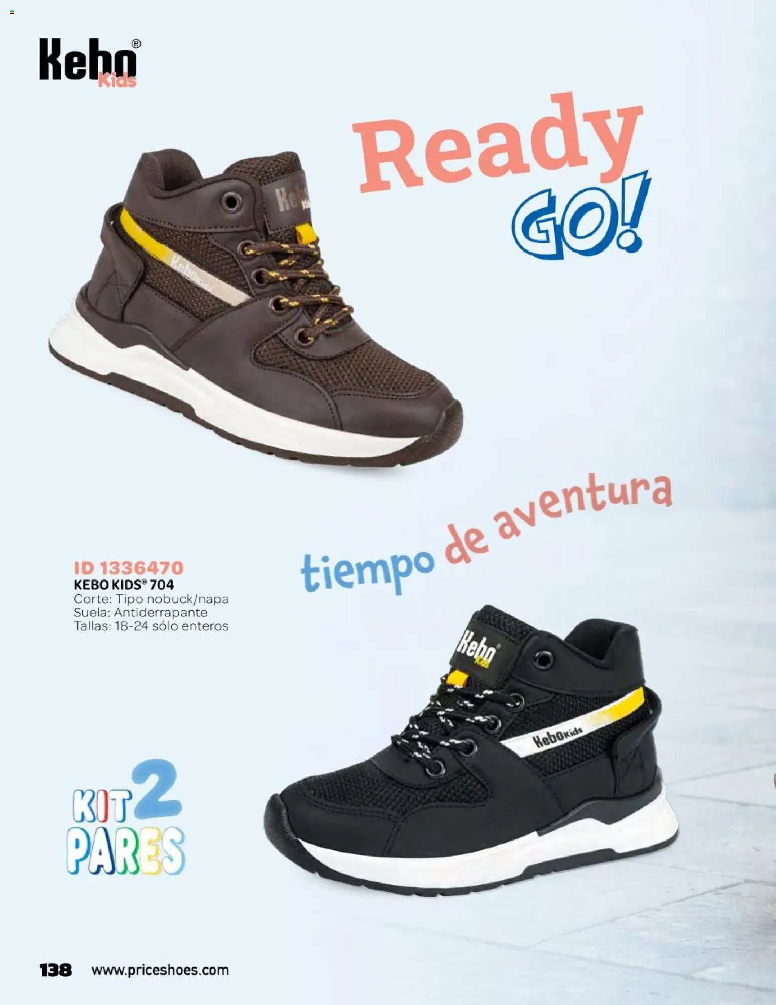 Nuevas ofertas de Price Shoes válidas en toda la República Mexicana desde el 21/10/2026. ¡Encuentra las mejores ofertas en Price Shoes catálogo Kids! | Página: 138