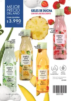Oriflame Catálogo válido desde el 09.05.2026 | Página: 136 | Productos: Mango, Ducha, Frutilla, Piña