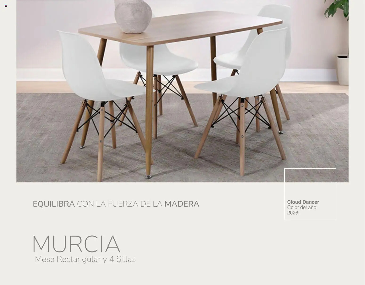 Nuevas ofertas de Muebles Dico válidas en toda la República Mexicana desde el 30/01/2026. ¡Encuentra las mejores ofertas en Muebles Dico catálogo Cloud Dancer Color del año 2026! | Página: 20 | Productos: Mesa