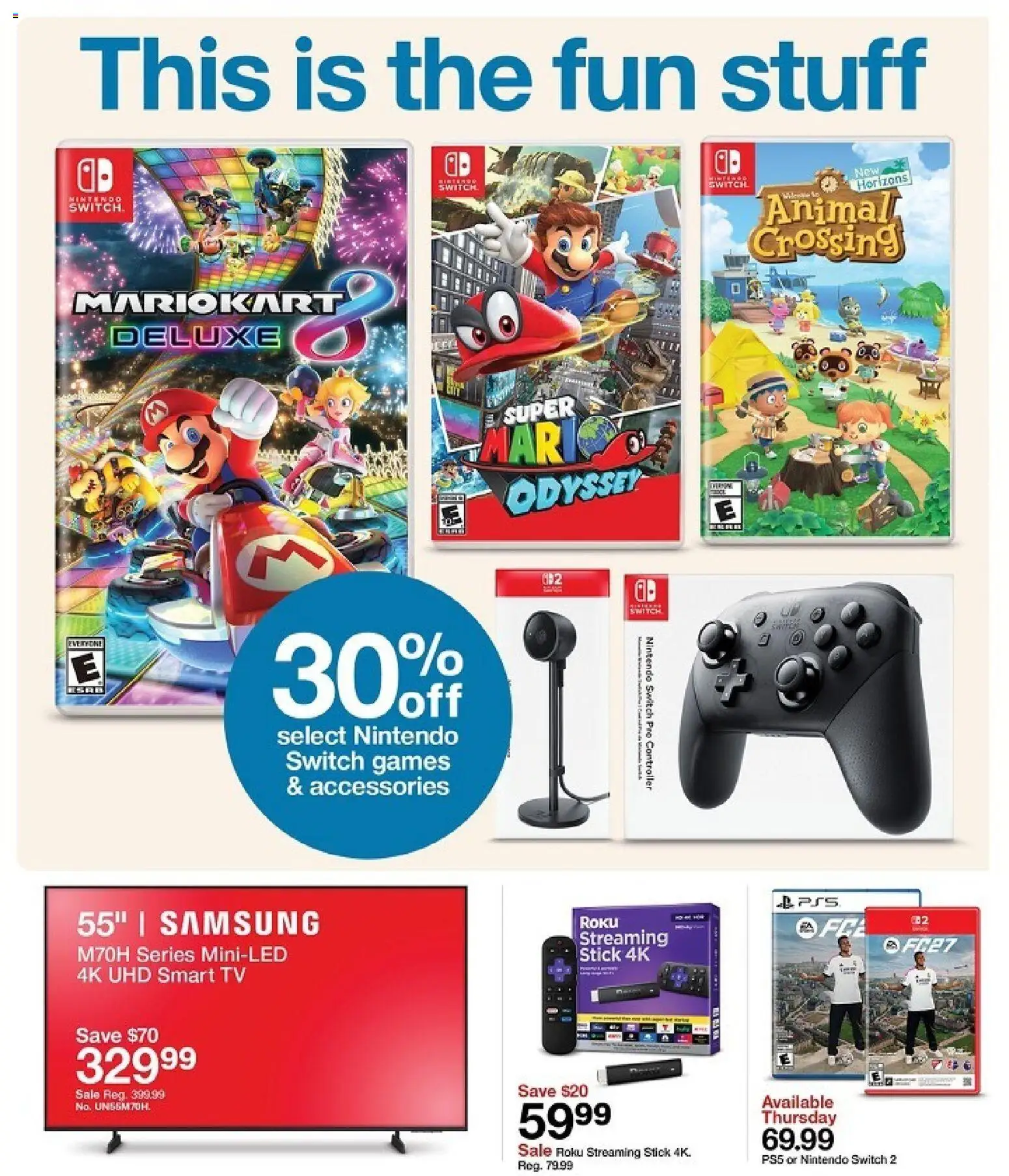 Target Weekly Ad - valid from 09/20/2026 | Page: 15 | Products: Nintendo Switch, Switch, Tv, Nintendo