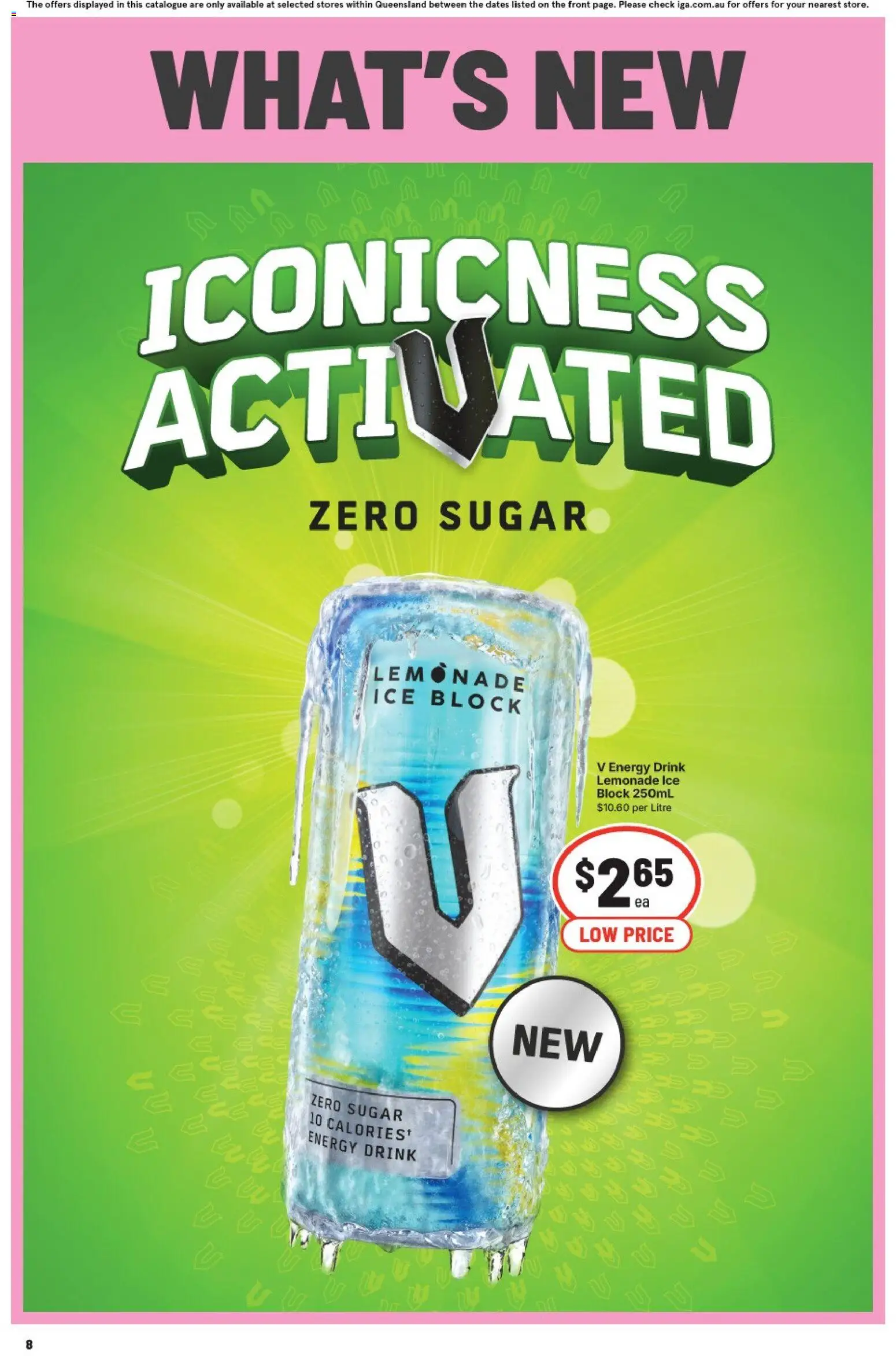IGA catalogue - valid from 23/09/2026 | Page: 16 | Products: Energy drink, Sugar, Ice, Lemonade