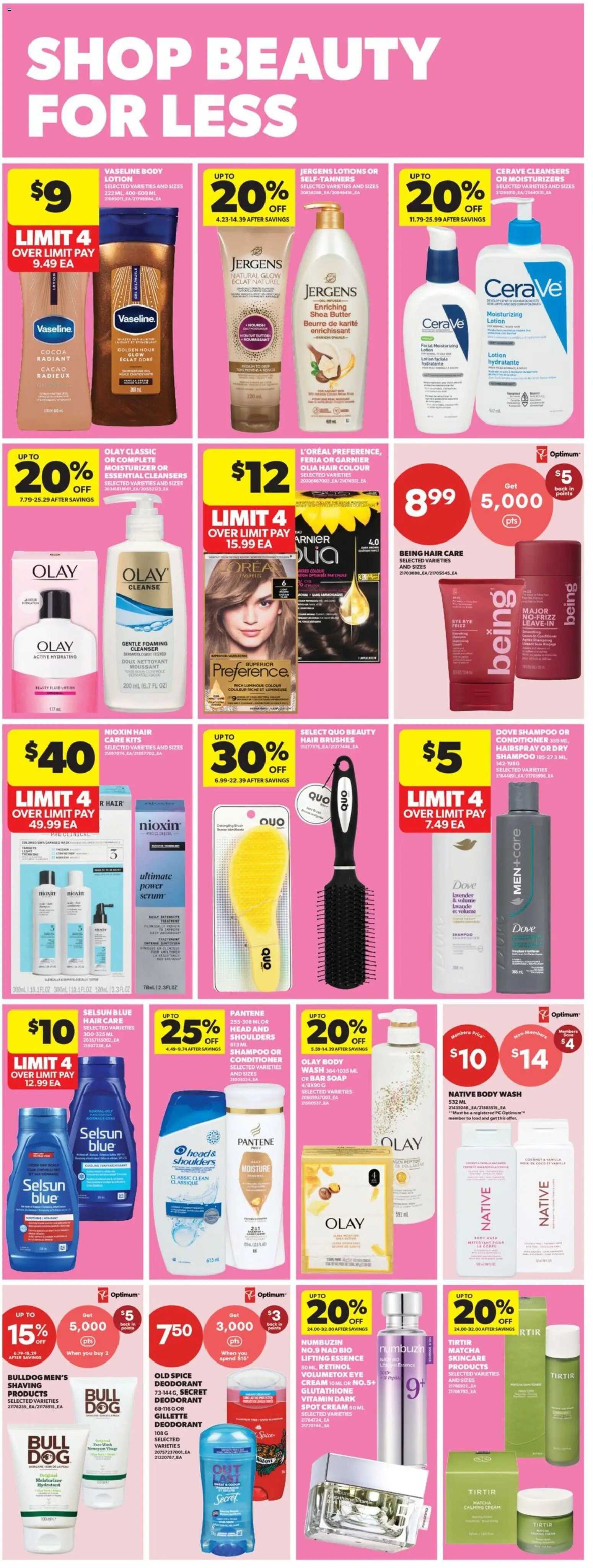 Real Canadian Superstore flyer valid from Sep 24, 2026 | Page: 28 | Products: Cocoa, Body lotion, Soap, Deodorant