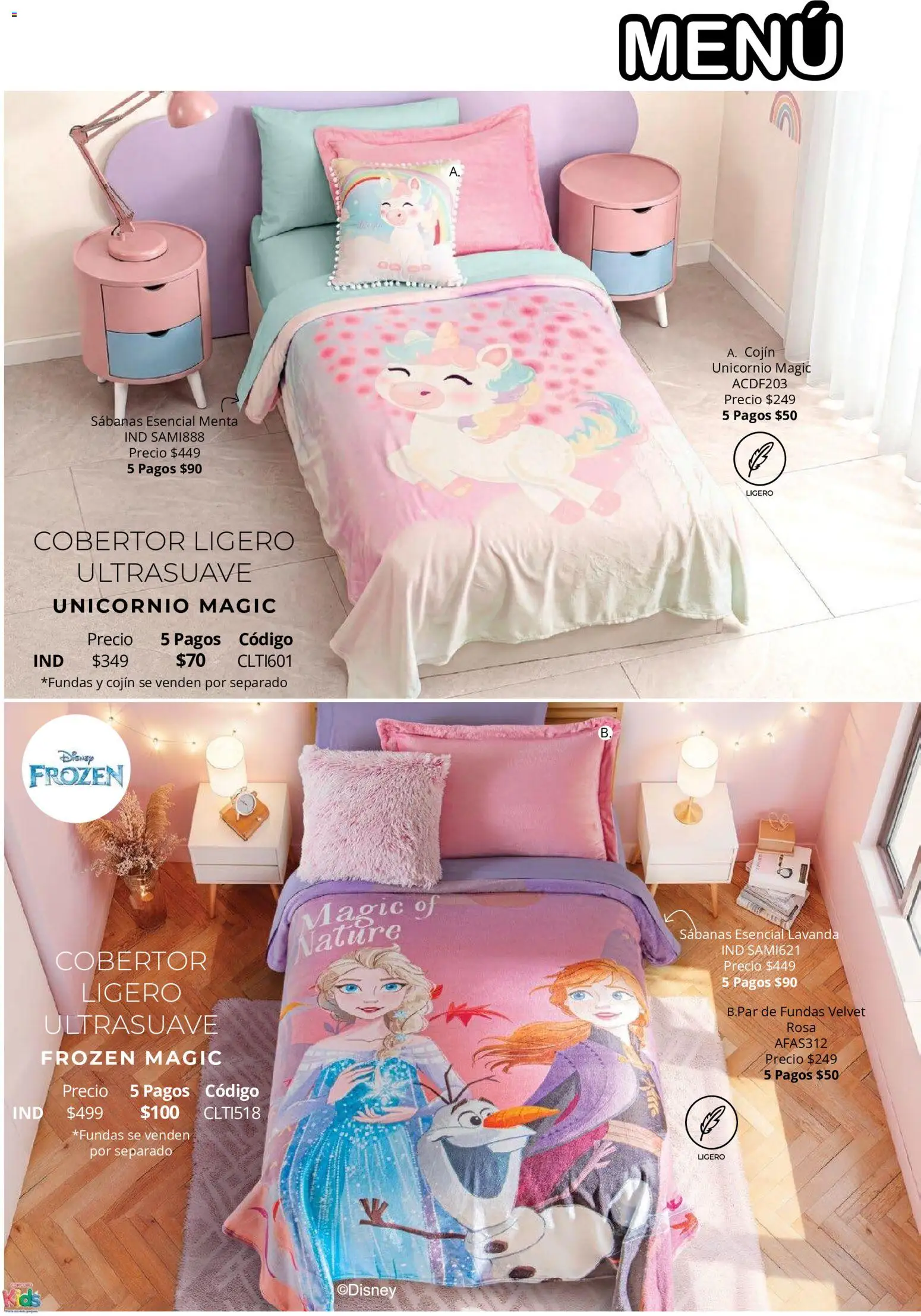 Nuevas ofertas de Colchas Concord válidas en toda la República Mexicana desde el 15/10/2026. ¡Encuentra las mejores ofertas en Colchas Concord catálogo Colección Infantil Para los más peques! | Página: 49