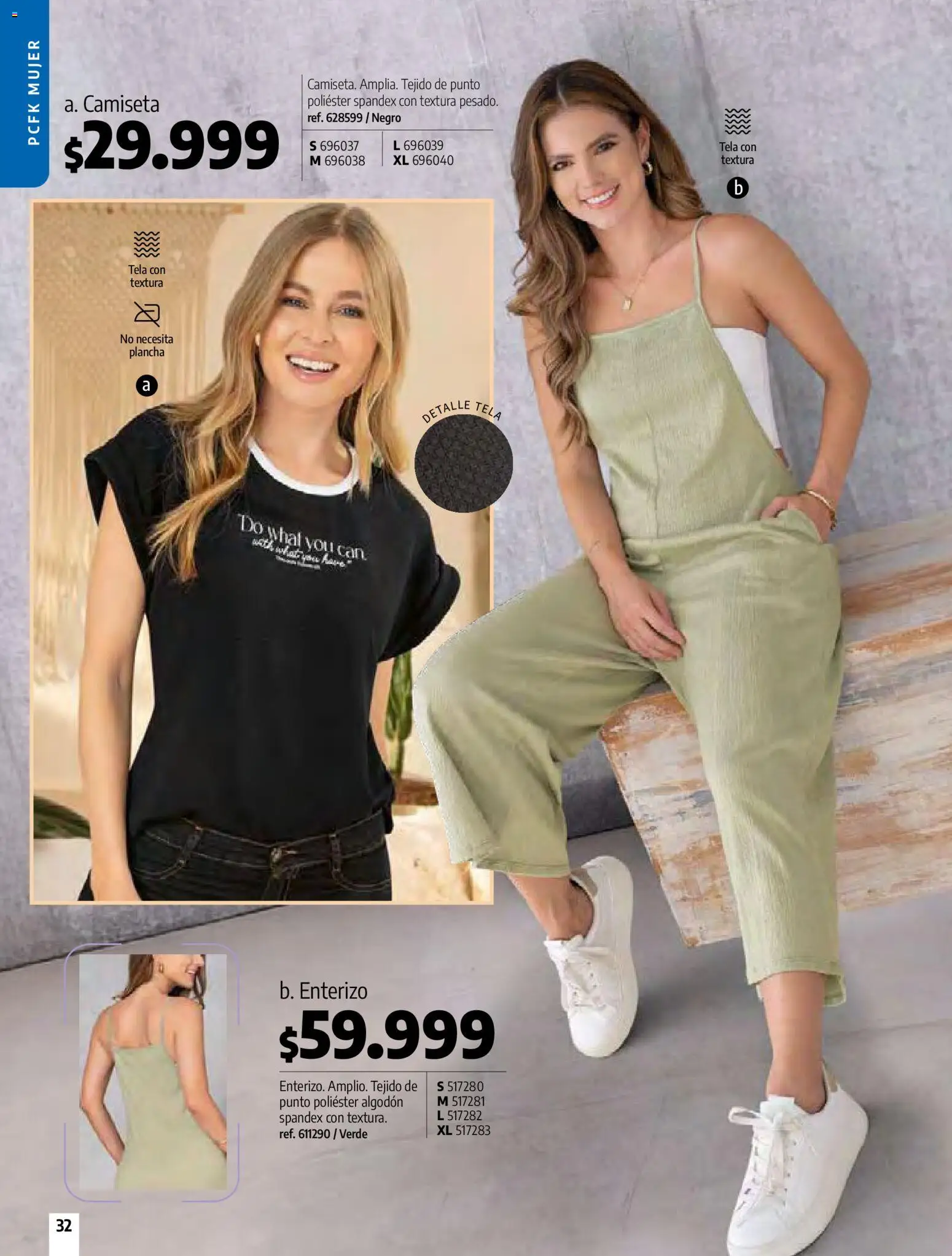Pacifika revista - valida desde el 01.03.2026 | Página: 34 | Productos: Plancha, Algodón, Camiseta, Enterizo