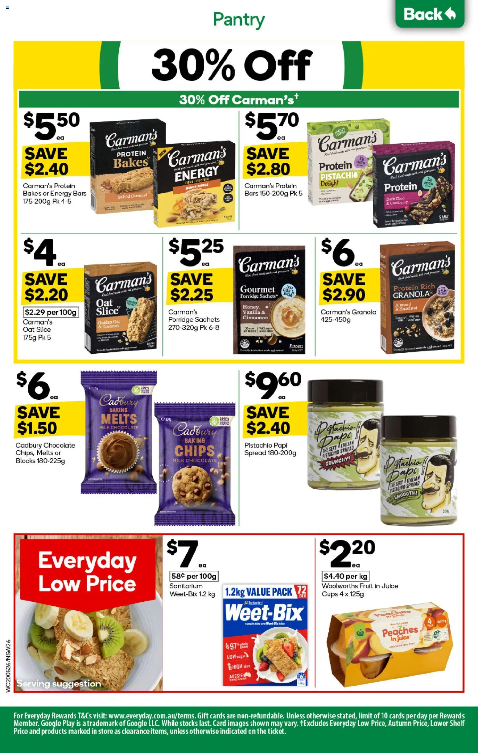 Woolworths catalogue - valid from 20.05.2026 | Page: 26 | Products: Milk, Juice, Chips, Sugar