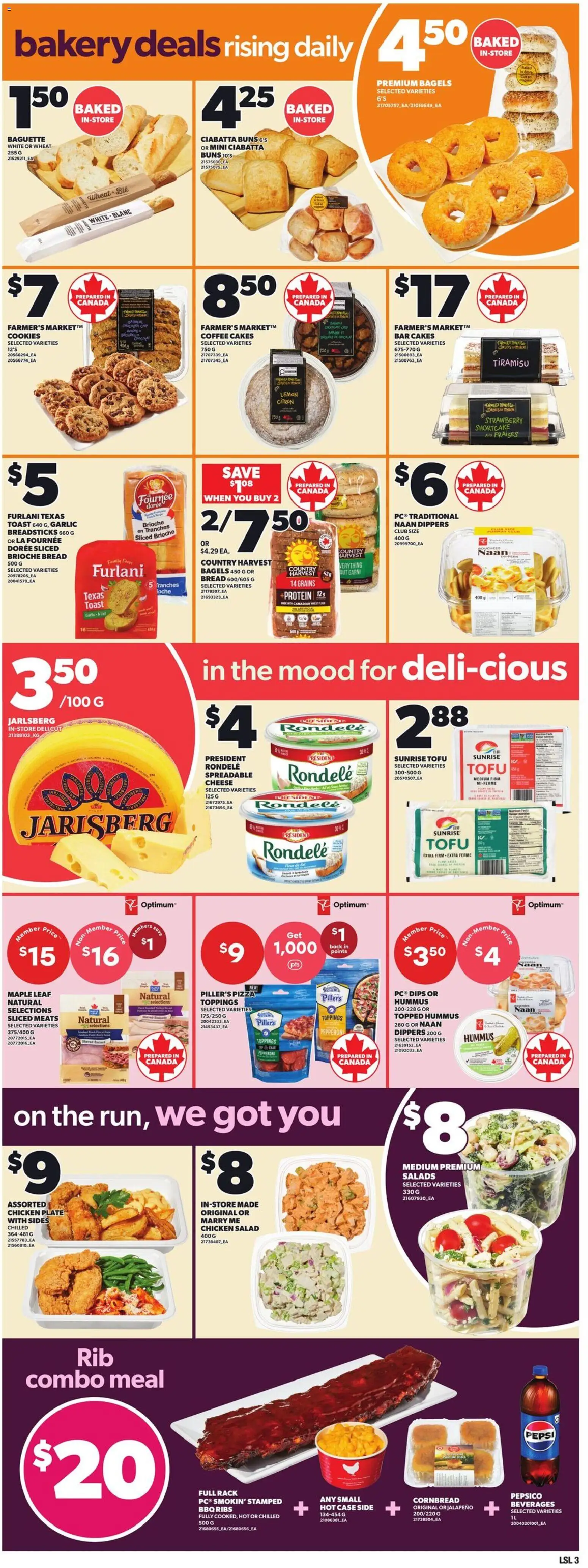Loblaws flyer valid from 21.05.2026 | Page: 6 | Products: Case, Bakery, Cheese, Pizza