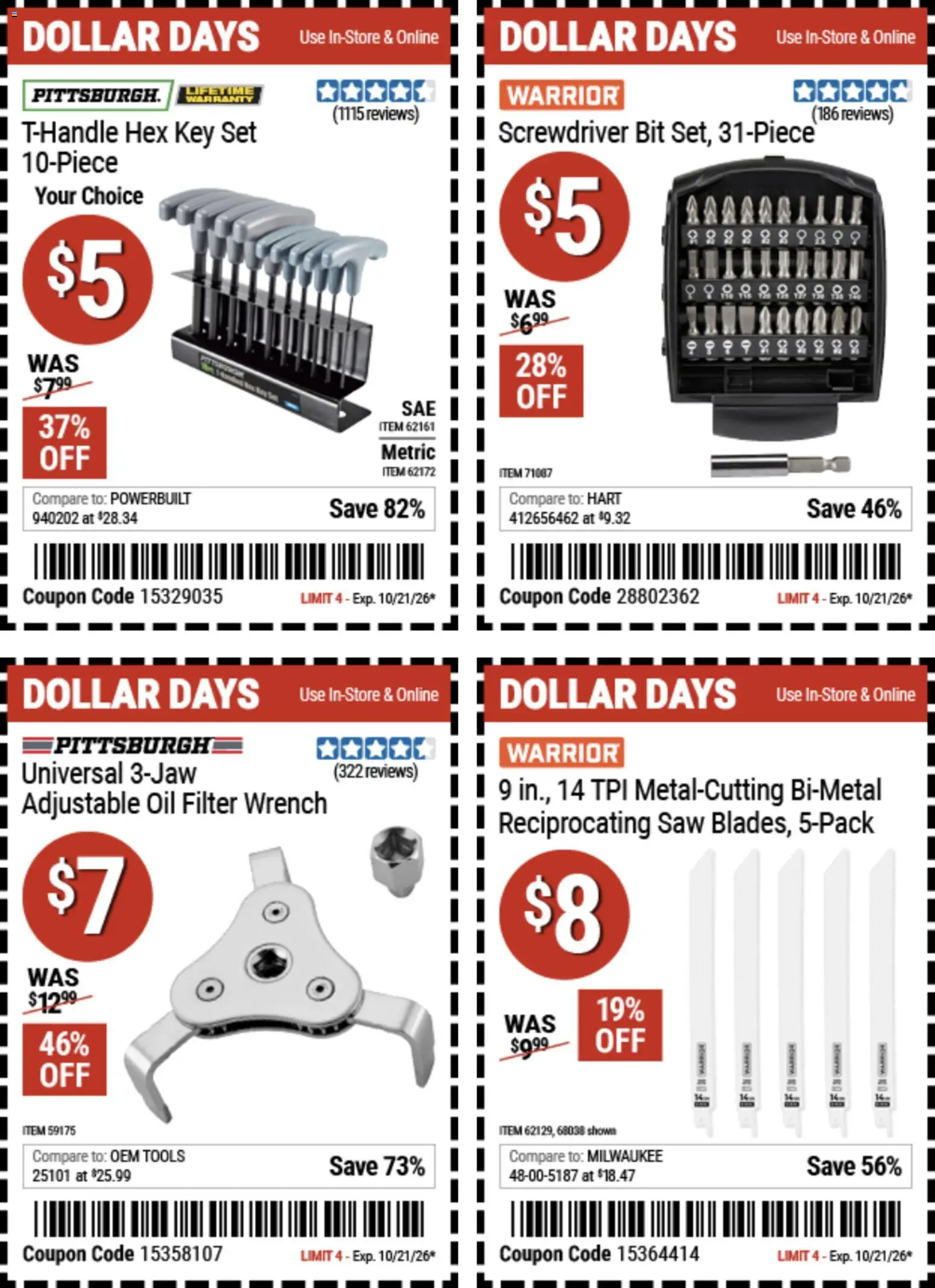 Harbor Freight Dollar Days - valid from 10/08/2026 | Page: 2