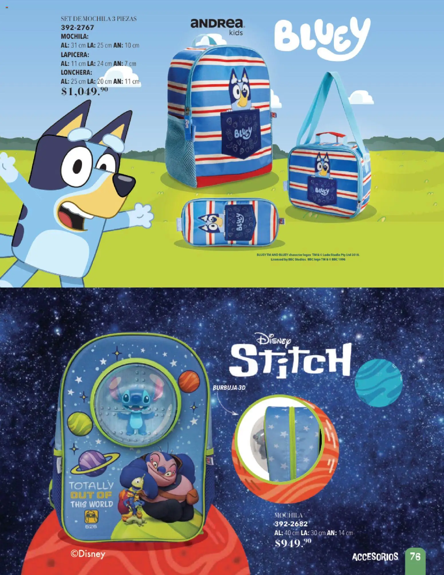 Nuevas ofertas de Andrea válidas en toda la República Mexicana desde el 24/05/2026. ¡Encuentra las mejores ofertas en Andrea catálogo Accesorios para todos! | Página: 76 | Productos: Mochila