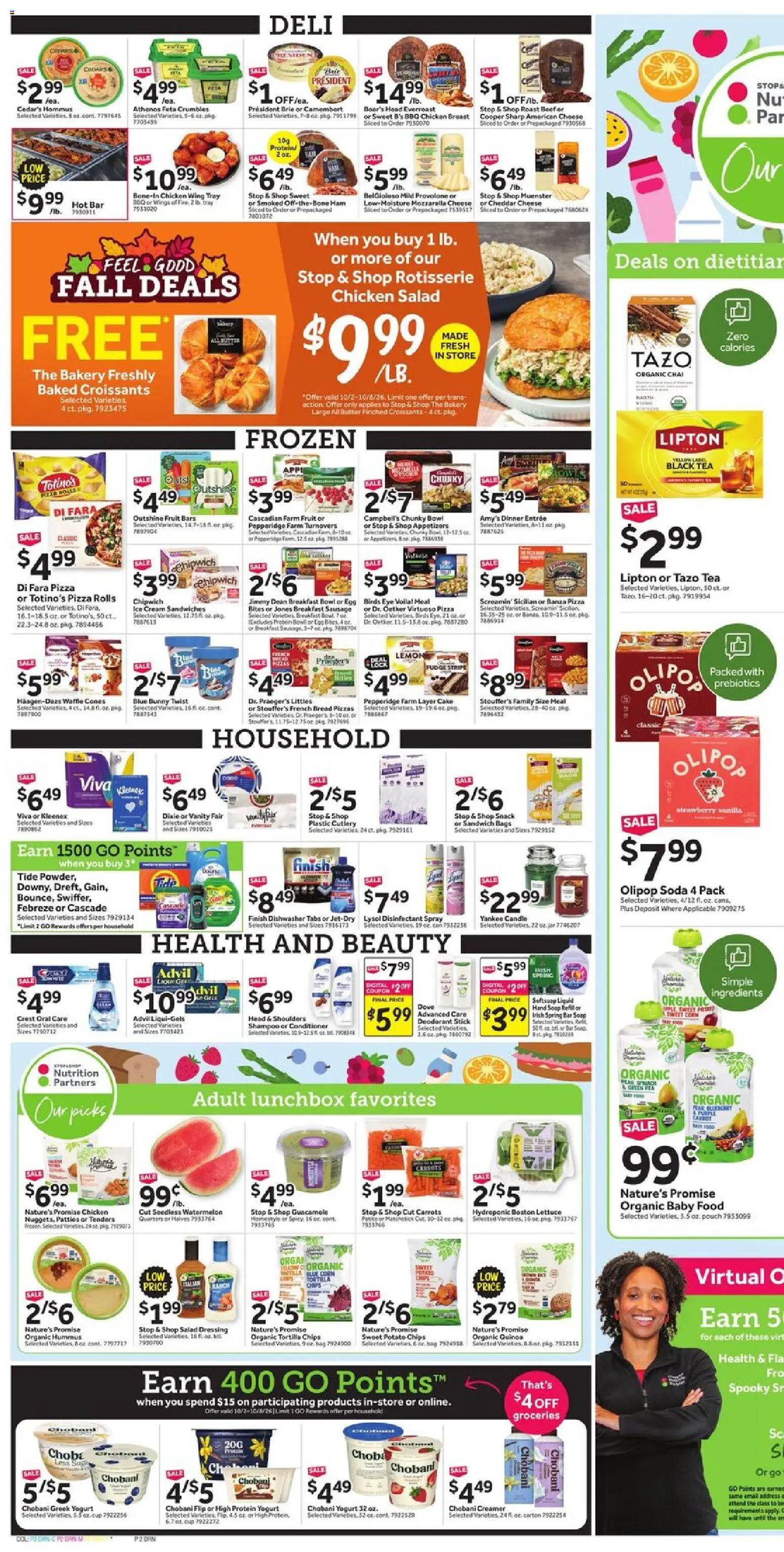 Stop & Shop Weekly Ad - valid from 10/02/2026 | Page: 3 | Products: Watermelon, Mozzarella, Lunchbox, Vanilla