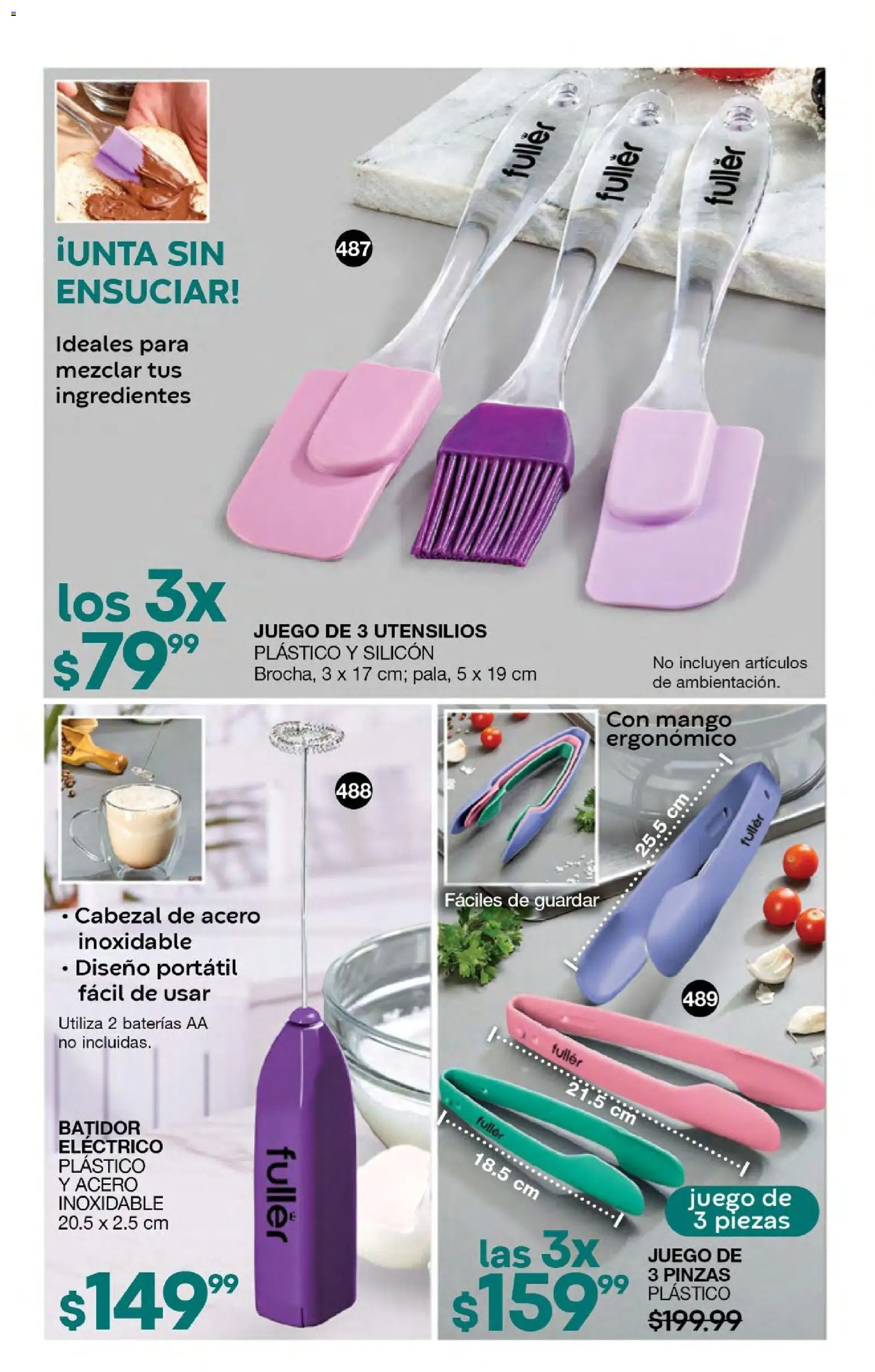Nuevas ofertas de Fuller válidas en toda la República Mexicana desde el 24.06.2026. ¡Encuentra las mejores ofertas en Fuller campaña 6 2026! | Página: 102 | Productos: Mango, Juego, Batidor