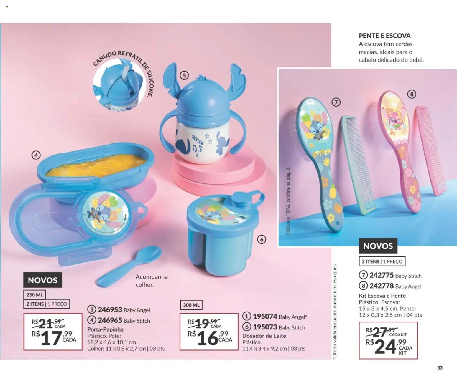 Avon Folheto - válido de 19/07/2026 | Página: 37 | Produtos: Escova, Leite, Pente