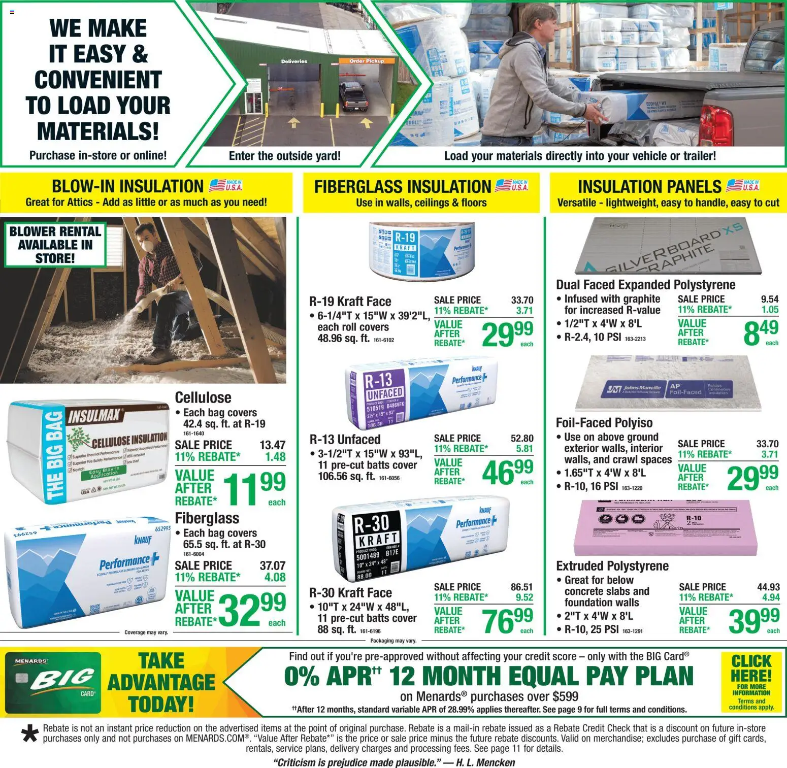 Menards Weekly Ad - valid from 08/20/2026 | Page: 14 | Products: Foundation, Bag, Blower