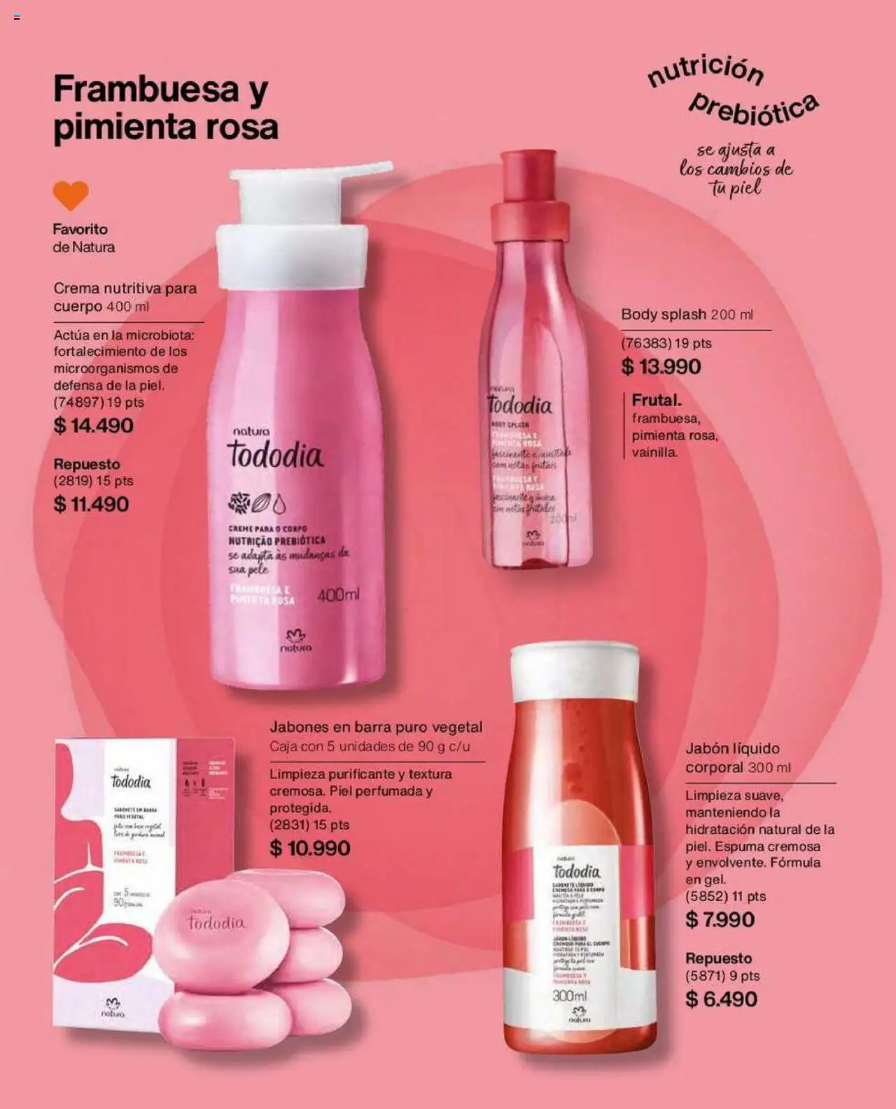 Natura catálogo │ válido desde el 26.06.2025 | Página: 111 | Productos: Pimienta, Caja, Jabón líquido, Crema