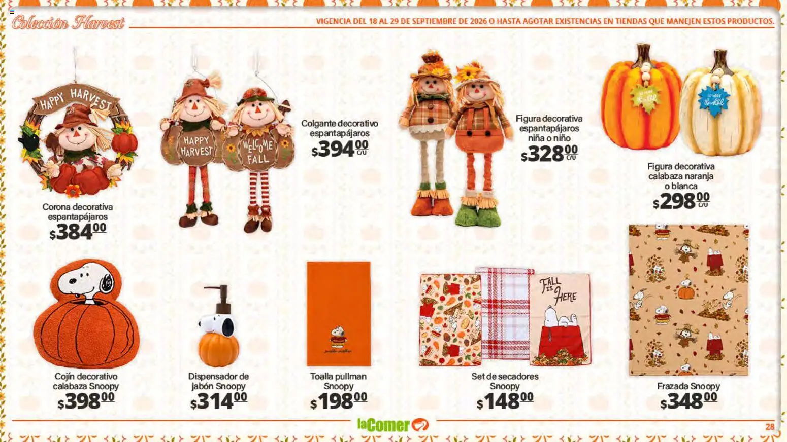 Nuevas ofertas de La Comer válidas en toda la República Mexicana desde el 18/09/2026. ¡Encuentra las mejores ofertas en La Comer folleto! | Página: 28