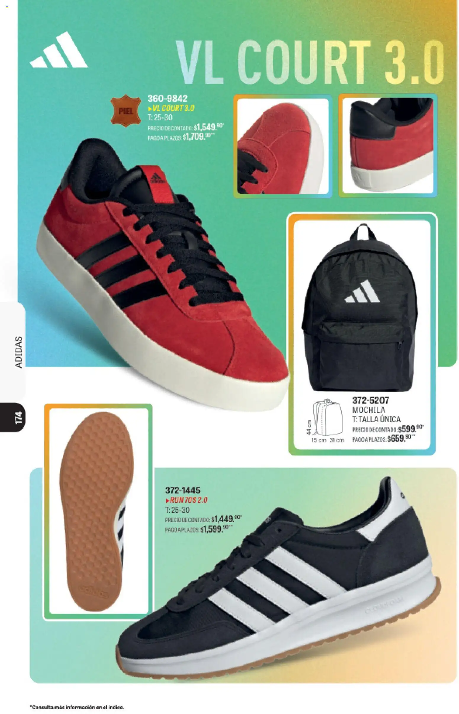 Nuevas ofertas de Andrea válidas en toda la República Mexicana desde el 09/08/2026. ¡Encuentra las mejores ofertas en Andrea catálogo Deportivo Completo! | Página: 174 | Productos: Mochila