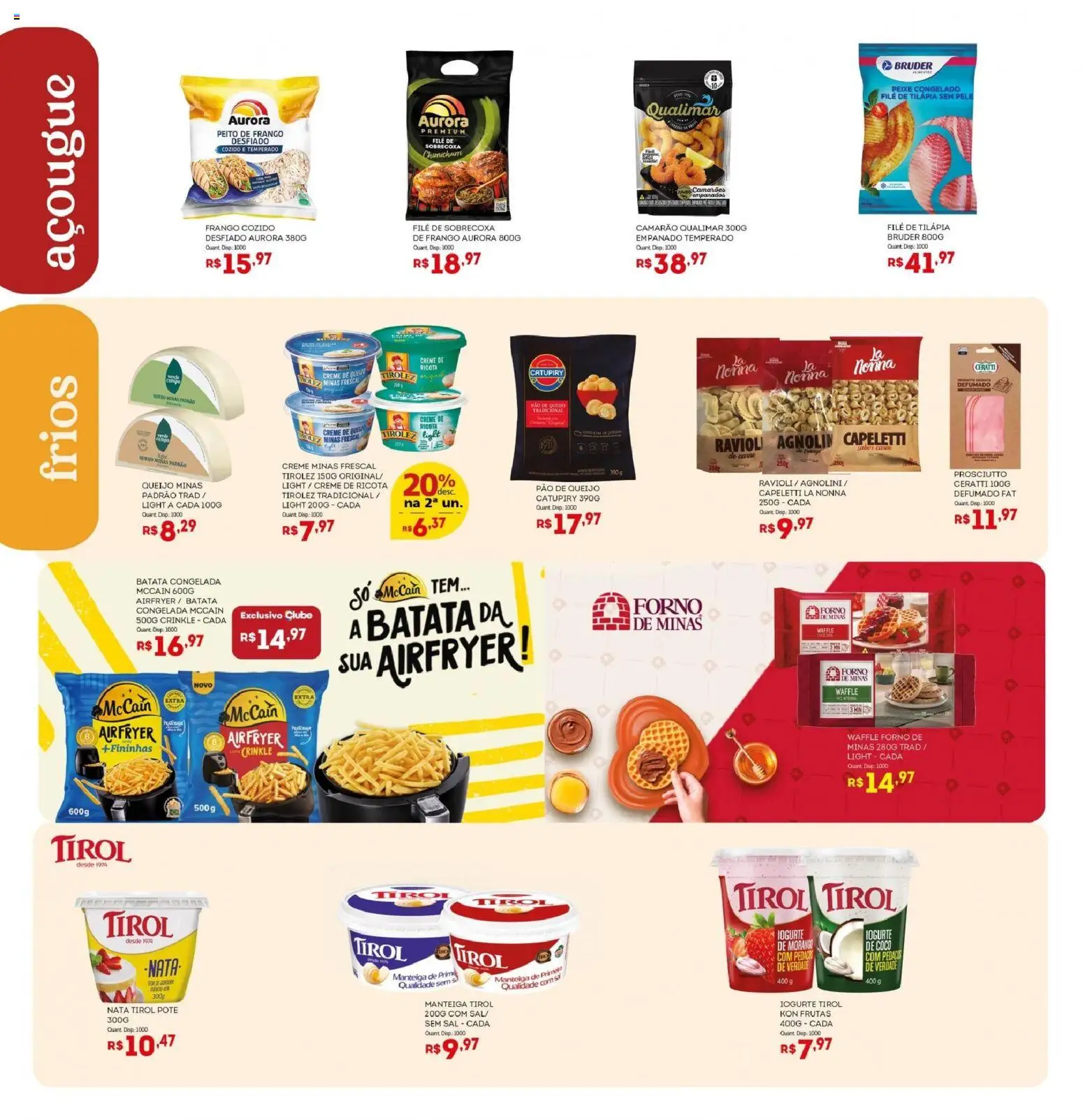 Bistek Supermercados Folheto - válido de 12/08/2026 | Página: 8 | Produtos: Peixe, Nata, Pão de queijo, Peito de frango