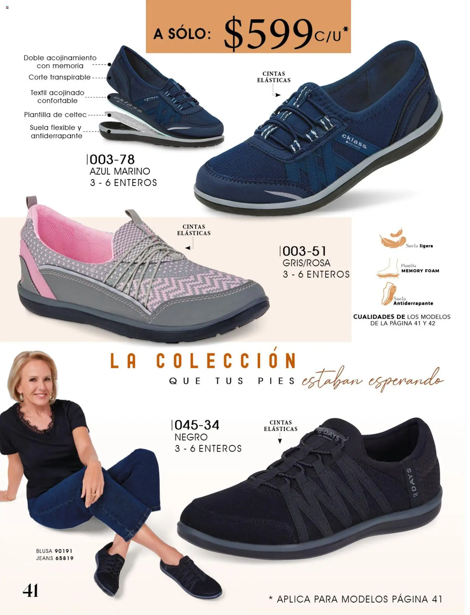 Nuevas ofertas de Cklass válidas en toda la República Mexicana desde el 08/07/2026. ¡Encuentra las mejores ofertas en Cklass catálogo Confort! | Página: 42 | Productos: Blusa, Flexible