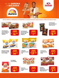Semar Supermercado ofertas Aurora - Pré-Visualização do folheto da loja Semar Supermercado, válido de 28/08/2026