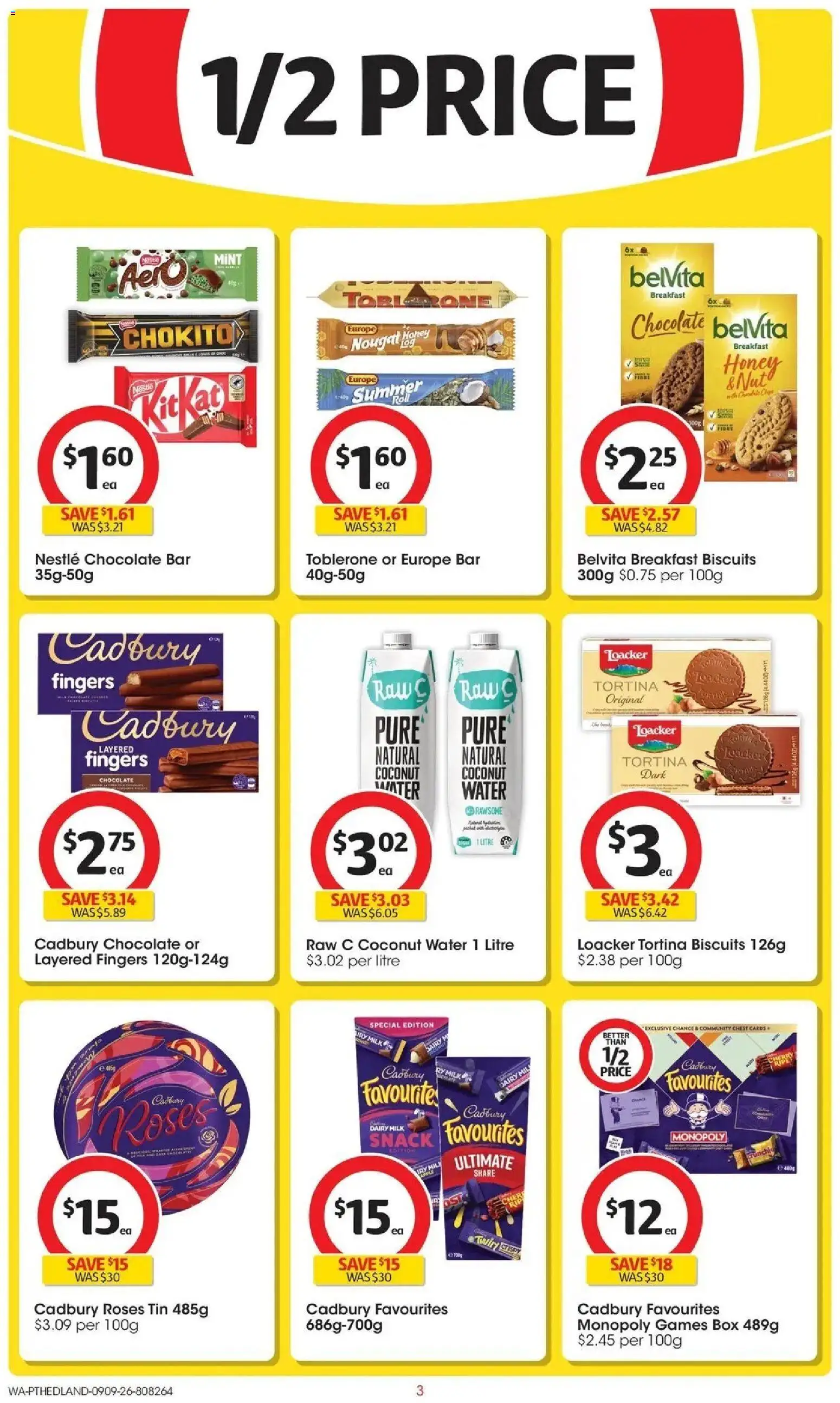﻿Coles catalogue valid from 09/09/2026 > Online Australia | Page: 3 | Products: Box, Milk, Dairy, Biscuits