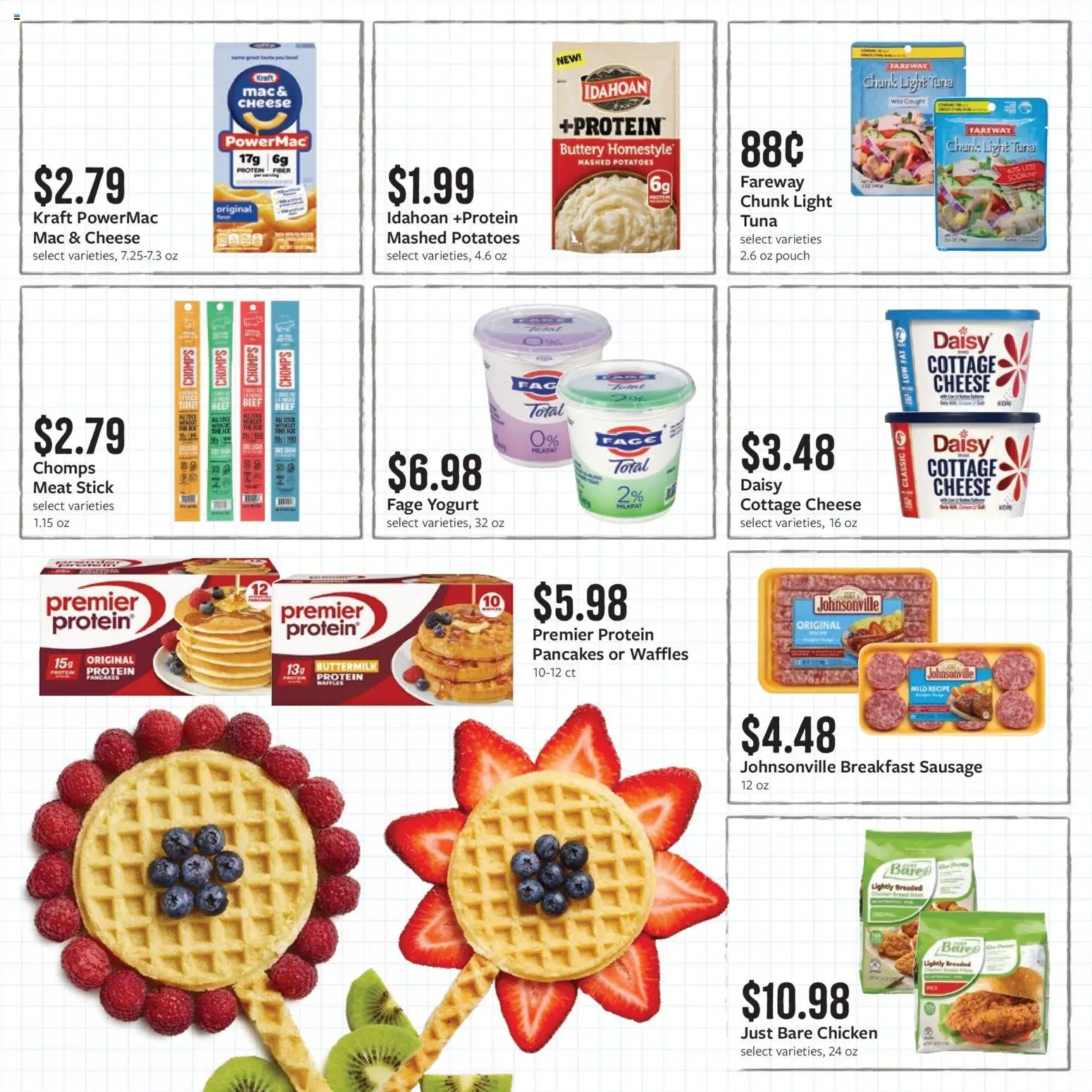 Fareway Monthly Ad - valid from 08/03/2026 | Page: 11 | Products: Cheese, Beef, Potatoes, Sausage