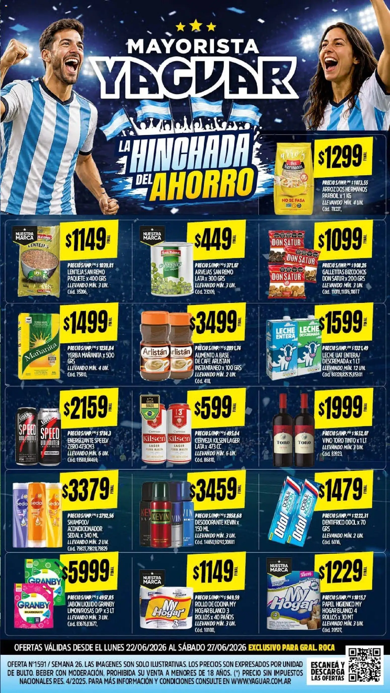 Yaguar - Oferta Semanal General Roca │ válido desde el 22/06/2026 | Página: 2