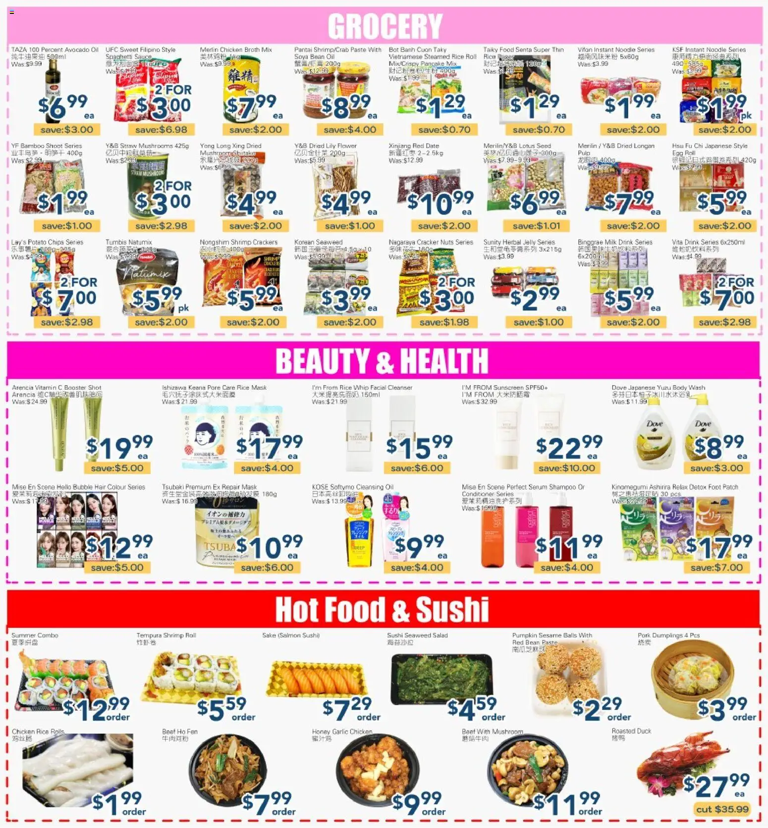 Oceans flyer valid from 12.06.2026 | Page: 3 | Products: Chips, Nuts, Milk, Pork