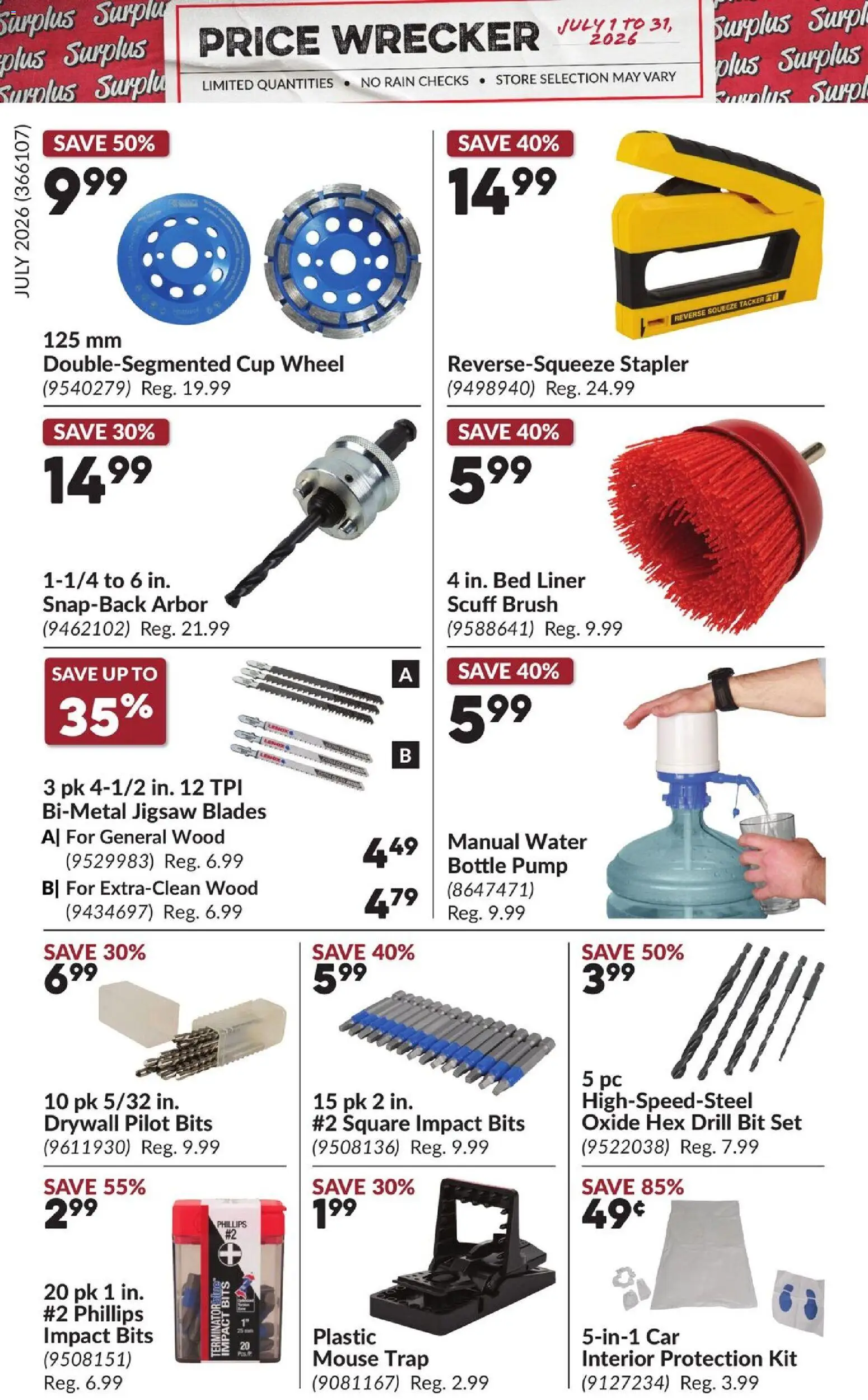 Princess Auto flyer valid from Jul 1, 2026 | Page: 9