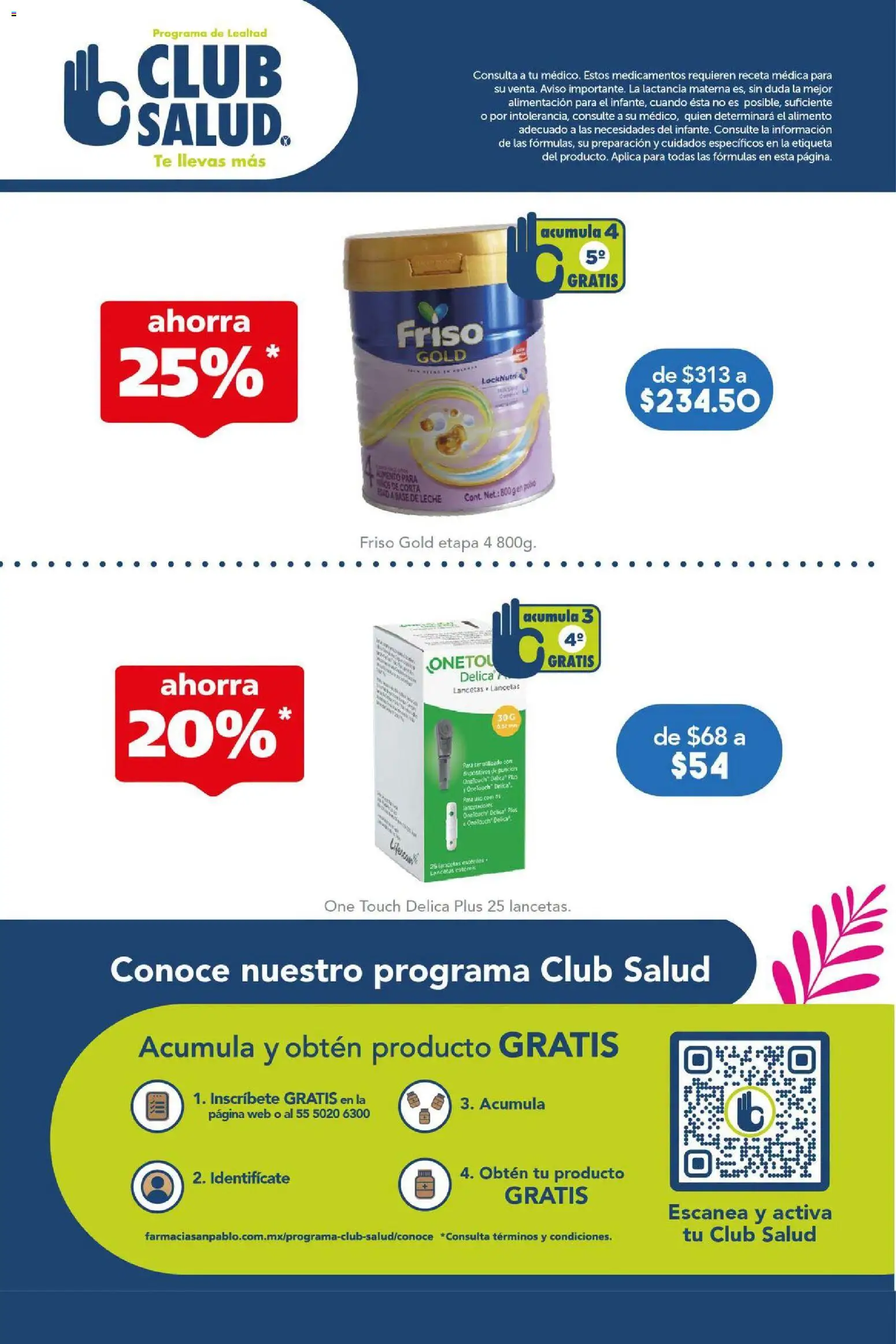 Nuevas ofertas de Farmacia San Pablo válidas en toda la República Mexicana desde el 12/07/2026. ¡Encuentra las mejores ofertas en Farmacia San Pablo catálogo! | Página: 17 | Productos: Leche, Té