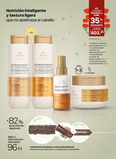Vista previa de Natura campaña  15 2026, nuevo folleto de la tienda, válido en México a partir del 02/10/2026 | Página: 133 | Productos: Máscara, Brillo, Pan, Shampoo