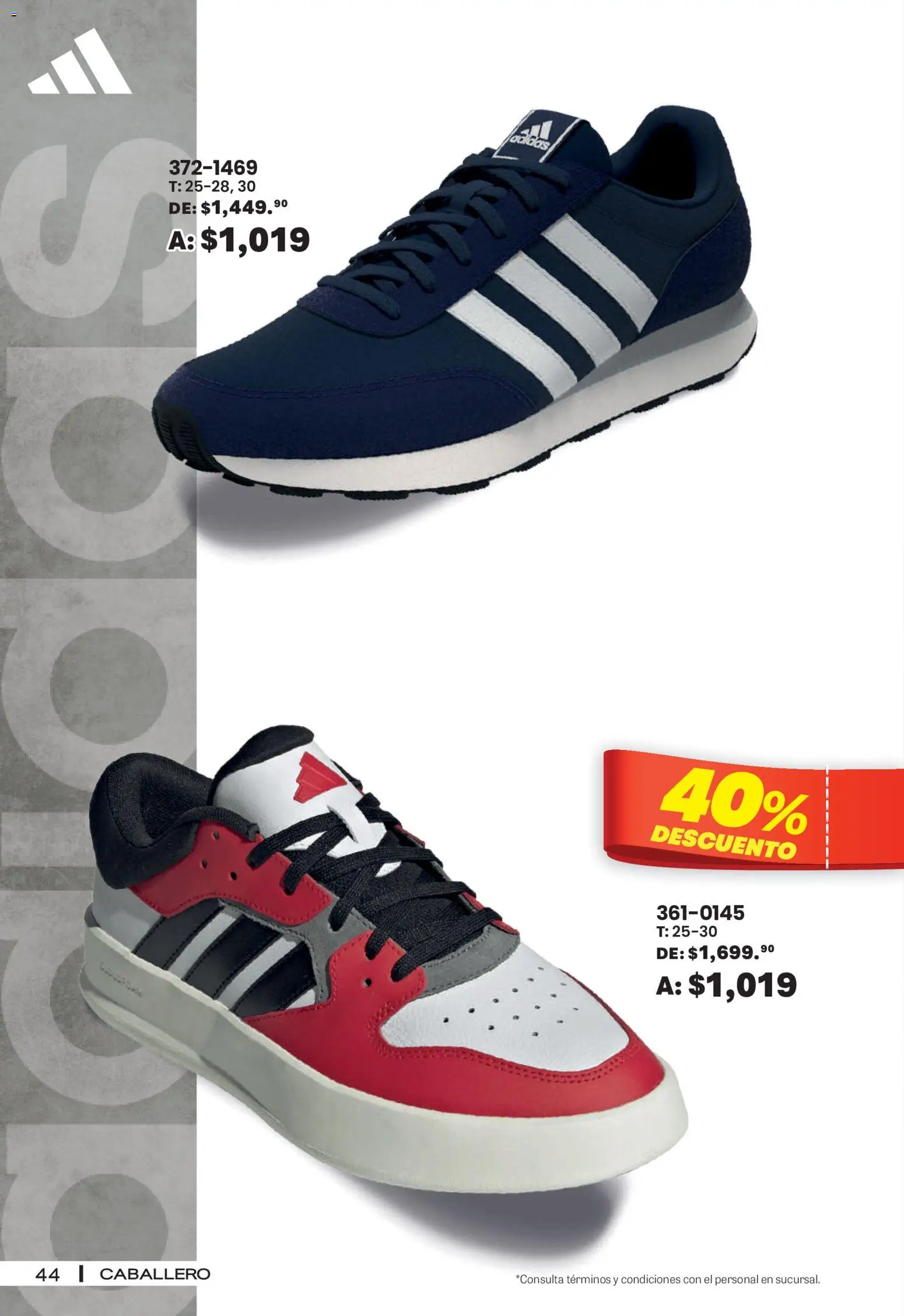 Nuevas ofertas de Andrea válidas en toda la República Mexicana desde el 30/08/2026. ¡Encuentra las mejores ofertas en Andrea - SPORT DAYS! | Página: 44