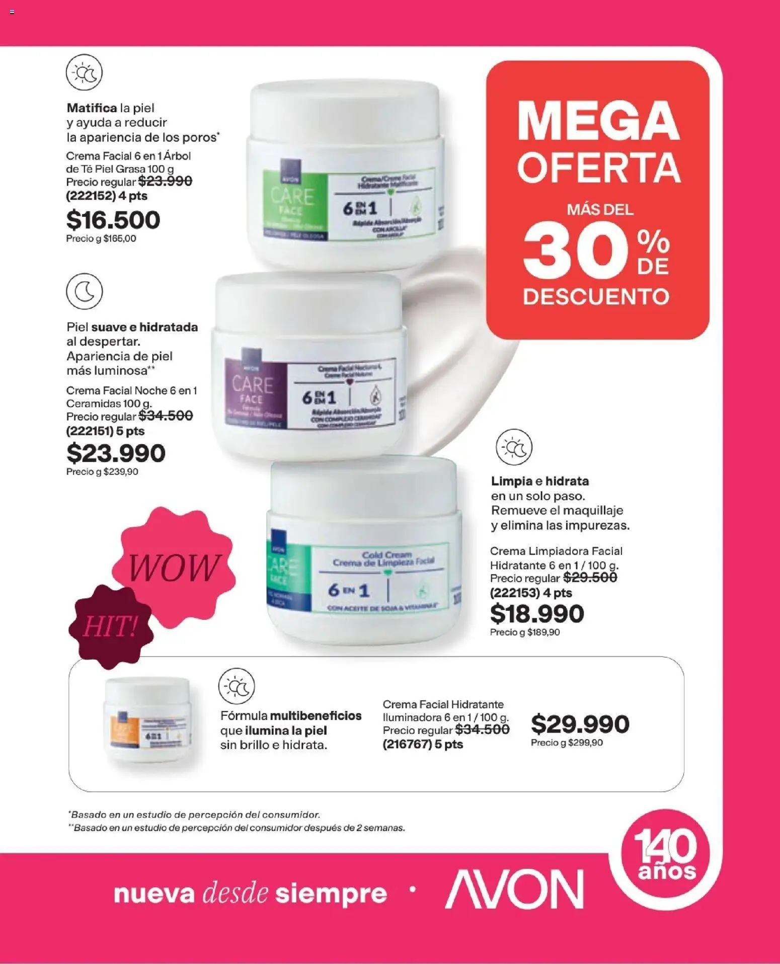 Avon revista - valida desde el 16/08/2026 | Página: 115 | Productos: Crema, Brillo, Crema de limpieza, Aceite