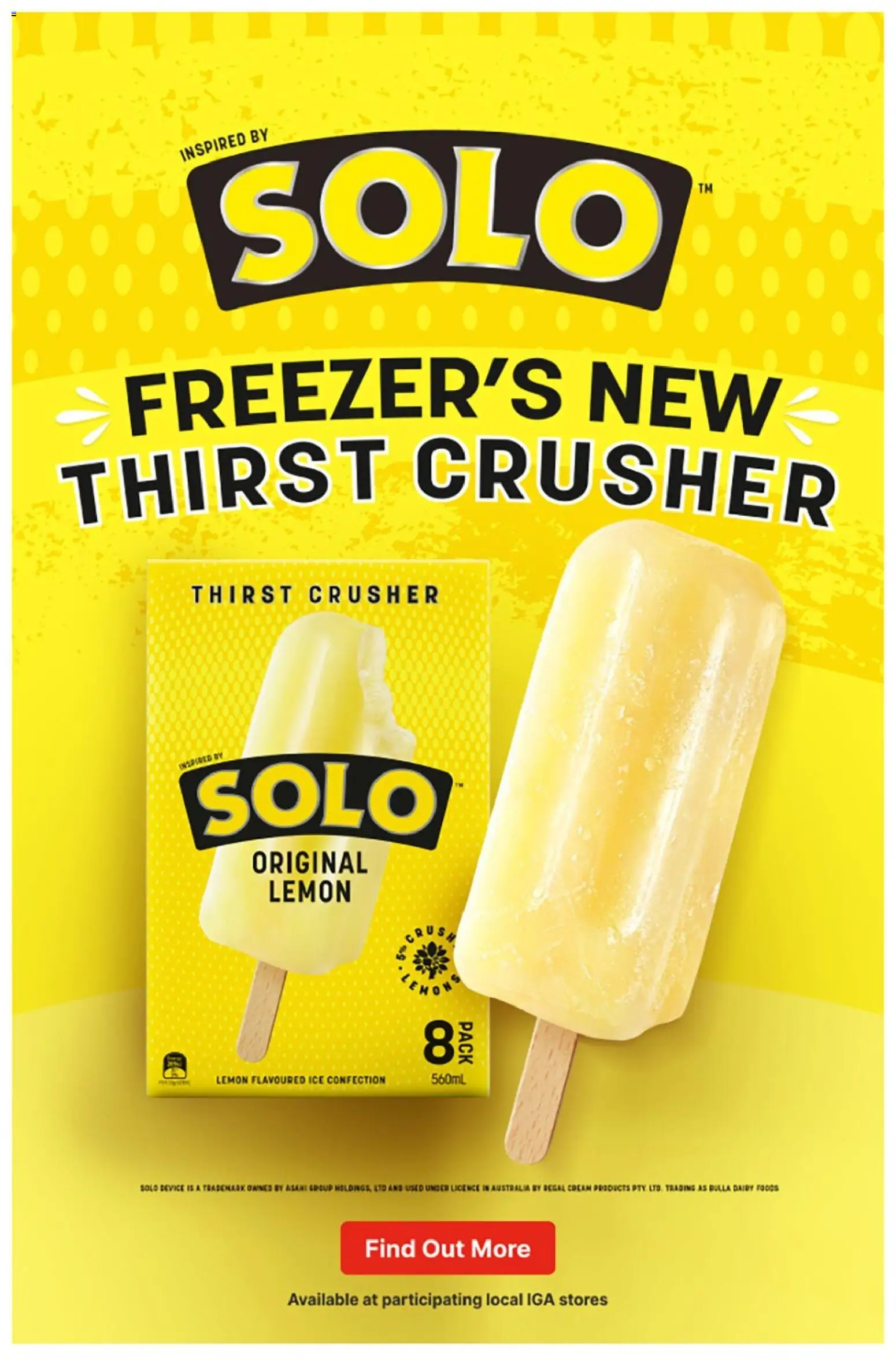 IGA catalogue - valid from 16/09/2026 | Page: 35 | Products: Dairy, Cream, Lemon, Ice