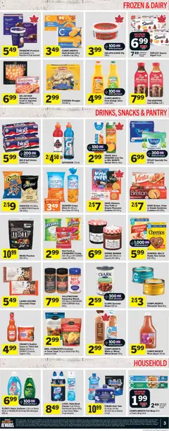 Preview of Foodland weekly flyer / circulaire from shop Foodland valid from Jul 9, 2026 | Page: 4 | Products: Chips, Salad, Bread, Coffee