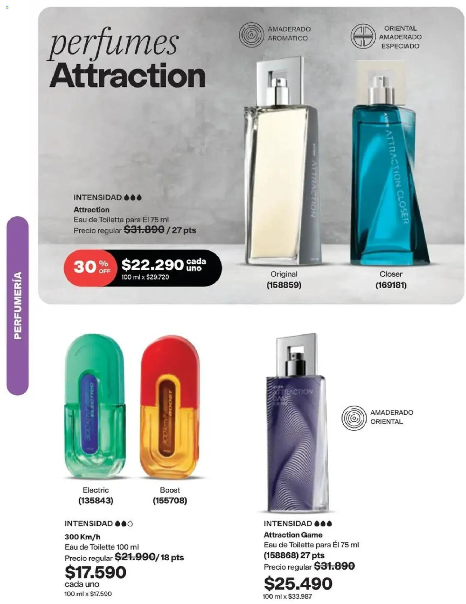 Catálogo Avon Campaña 14 │ válido desde el 15.09.2026 | Página: 61 | Productos: Perfumes, Eau de toilette