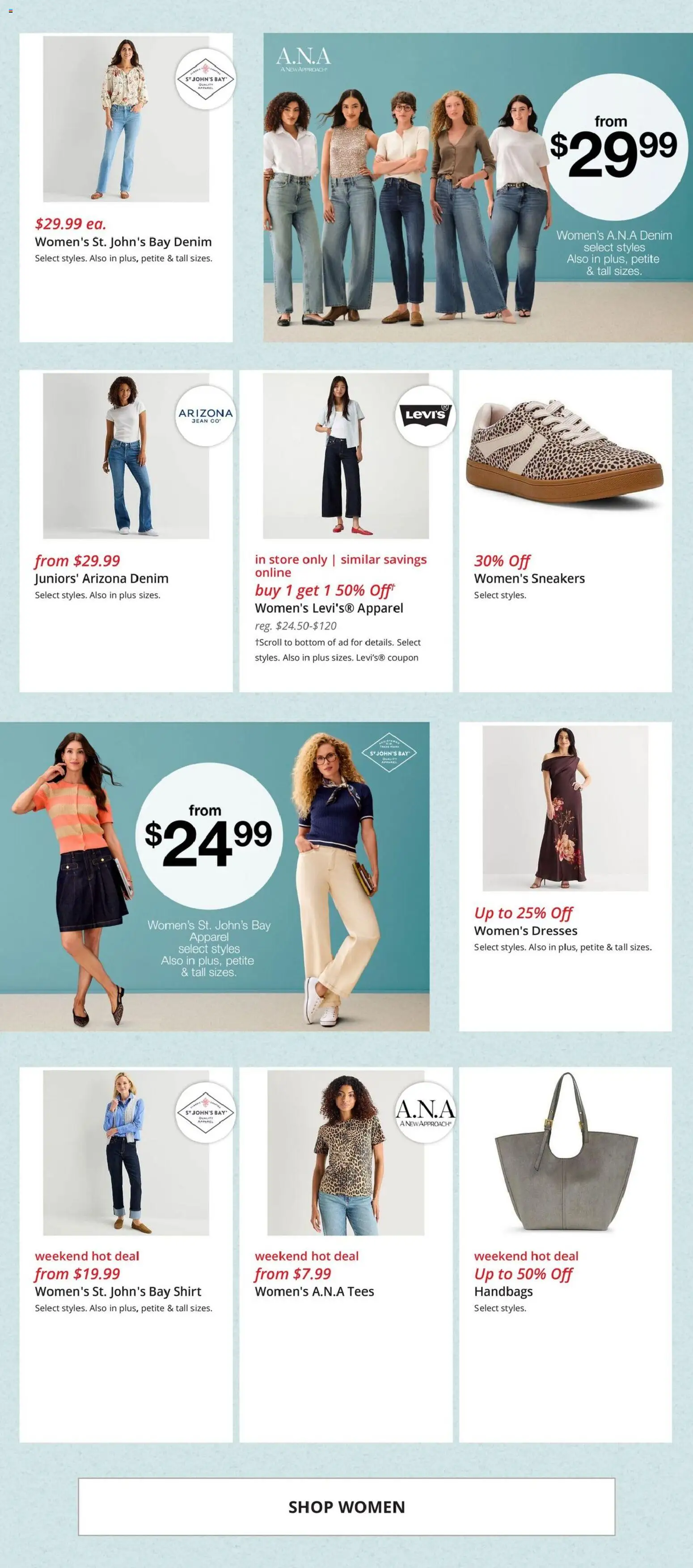 JCPenney Ad - valid from 08/28/2026 | Page: 2 | Products: Shirt, Sneakers