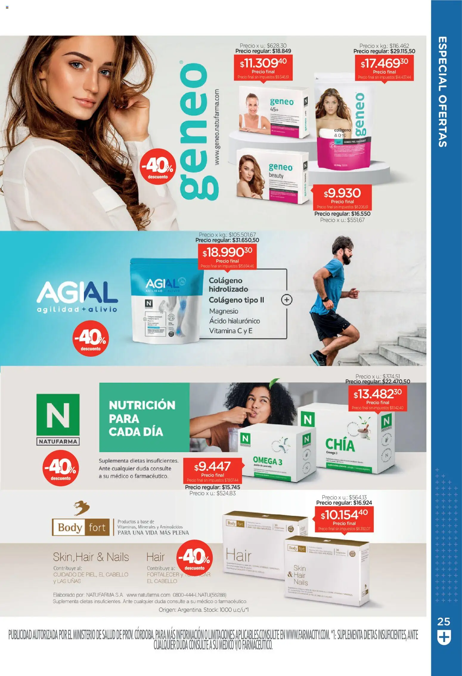 Farmacity catálogo │ válido desde el 30.04.2026 | Página: 25 | Productos: Body, Pescado, Aceite