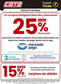 Vista previa Coto - Descuento válido desde el 08.05.2026